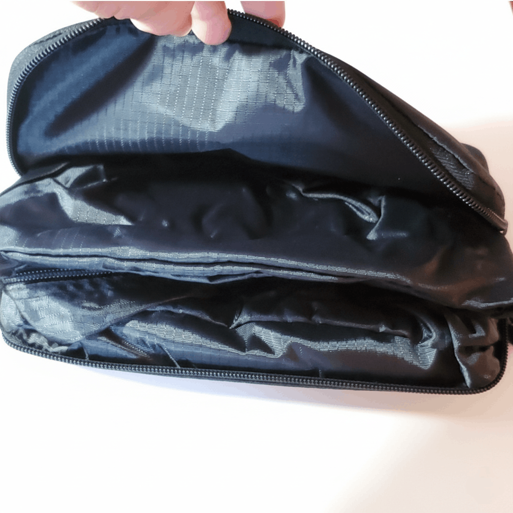 Other Backpack 15x12x6" Convertible Folds Pouch Black Zipper Size ONE SIZE - 4 Thumbnail