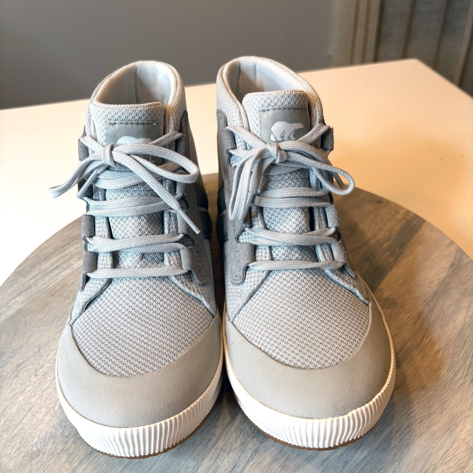 SOREL Sorel Out N About III Sneakers Sz 10 Gray Mid Top NL4861-009 Size US 10 / IT 40 - 4 Thumbnail