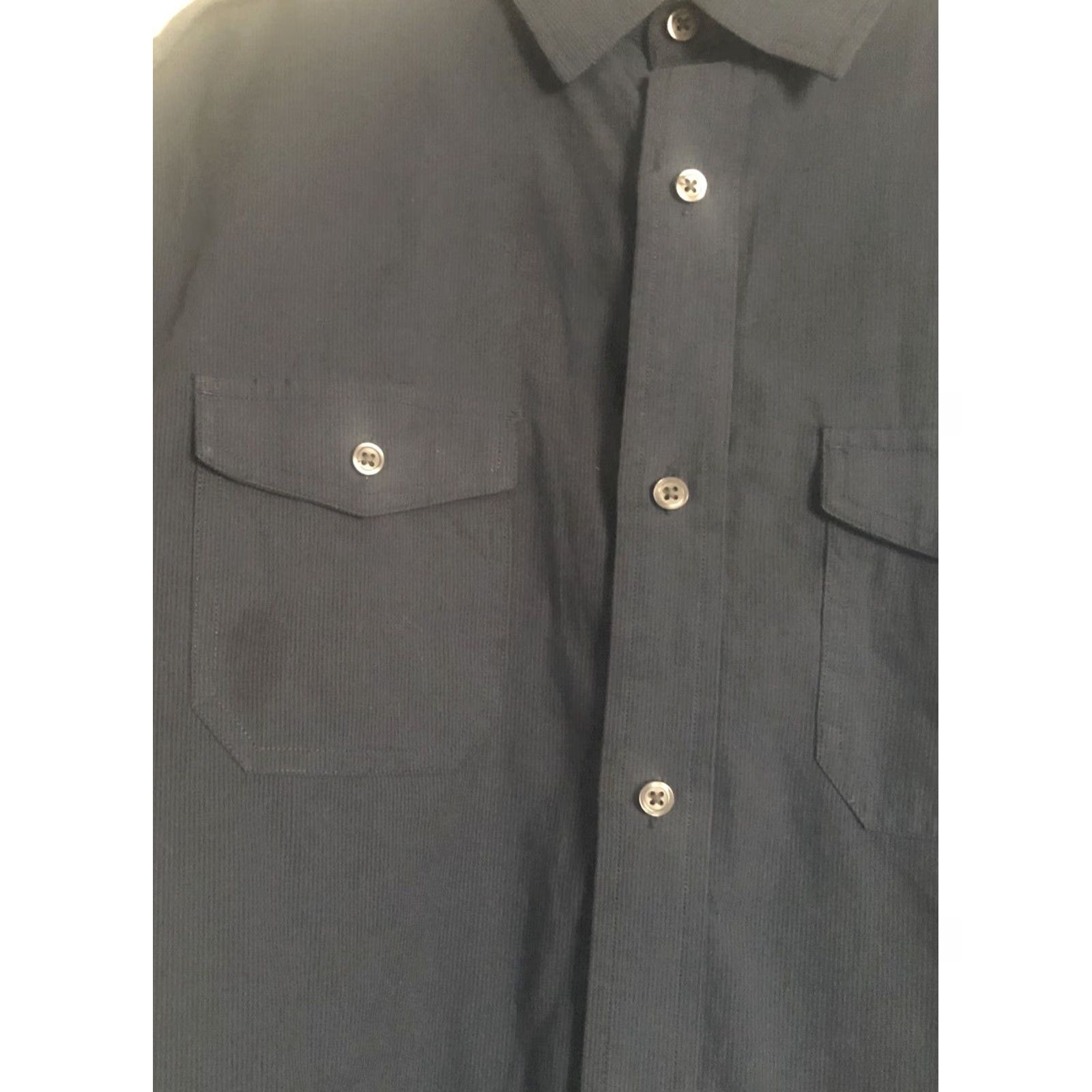 Banana Republic Banana Republic Shirt Mens L Blue Button-Up Short Sleeve Pockets Logo Embroidered Variety Casual Size US L / EU 52-54 / 3 - 3 Thumbnail