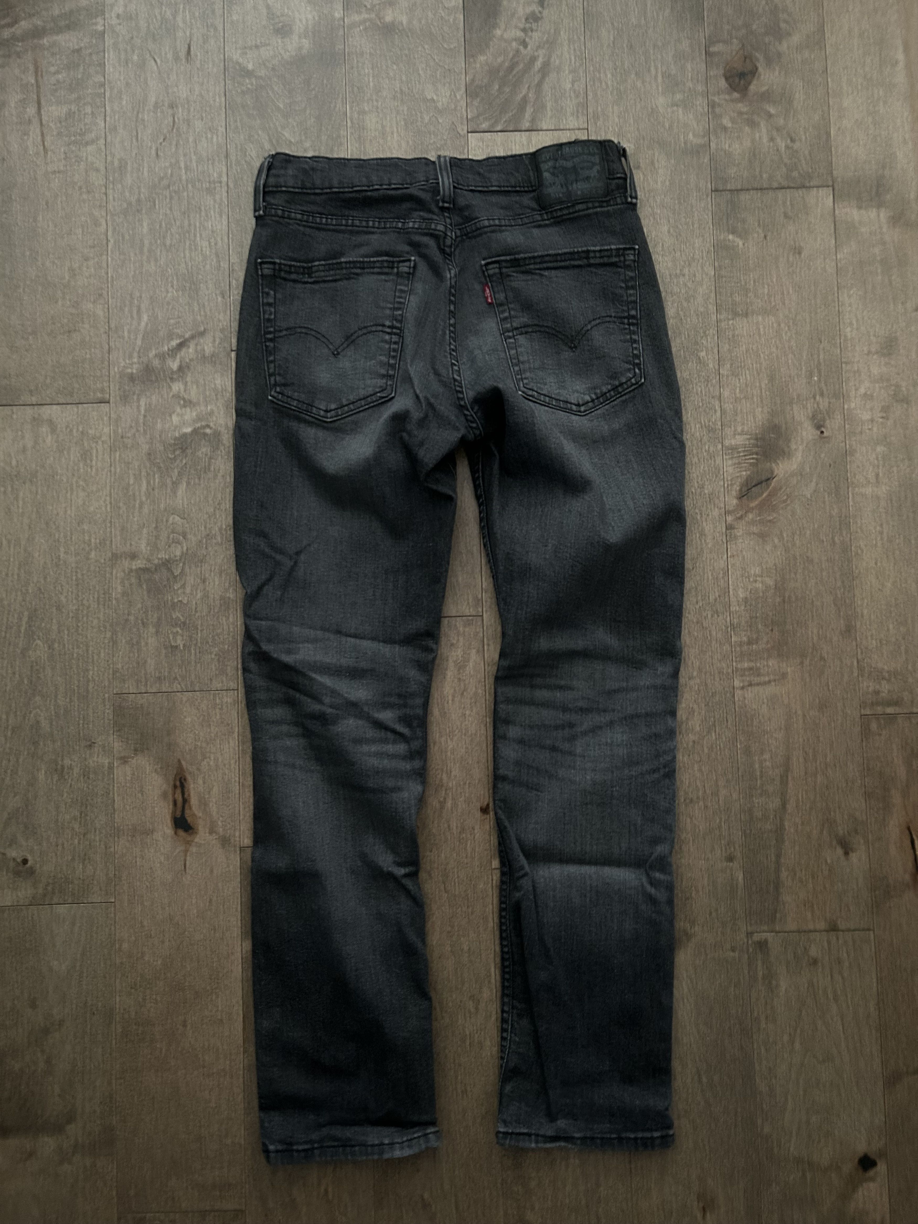 Levi's Levi Black/Charcoal 514 Jeans Size US 29 - 2 Thumbnail