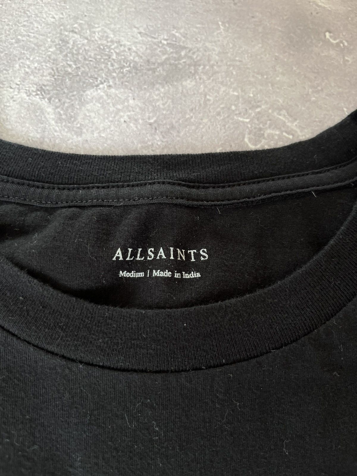 Allsaints Allsaints Aurocide S/S Crew Black t shirt men vintage Size US M / EU 48-50 / 2 - 5 Thumbnail