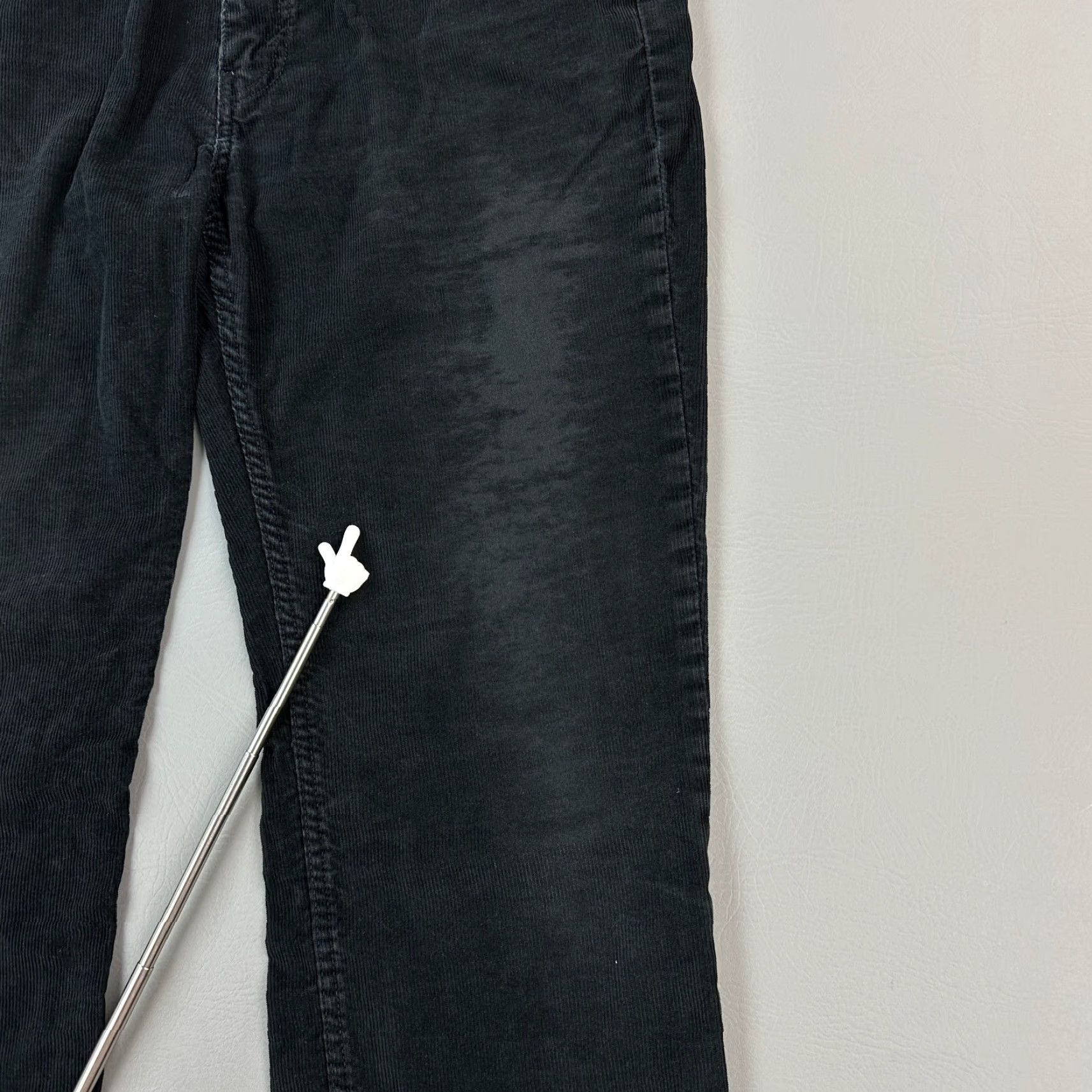 Levi's Levi's 514 Pants Mens 34x32 Black Corduroy Straight Fit Grunge Casual Skate 90s USA Vintage Mens Jeans Size US 34 / EU 50 - 2 Thumbnail