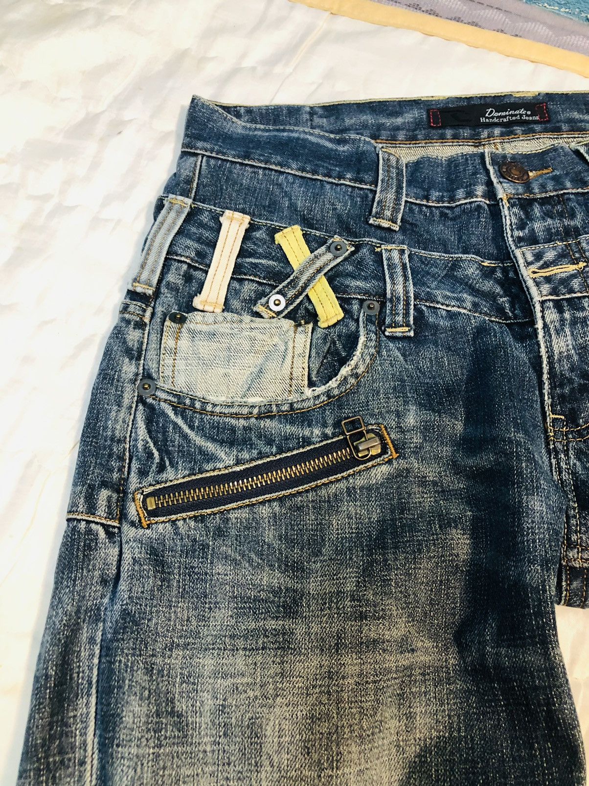 Japanese Brand Dominates Double Waist Jeans (2) Size US 30 / EU 46 - 5 Thumbnail