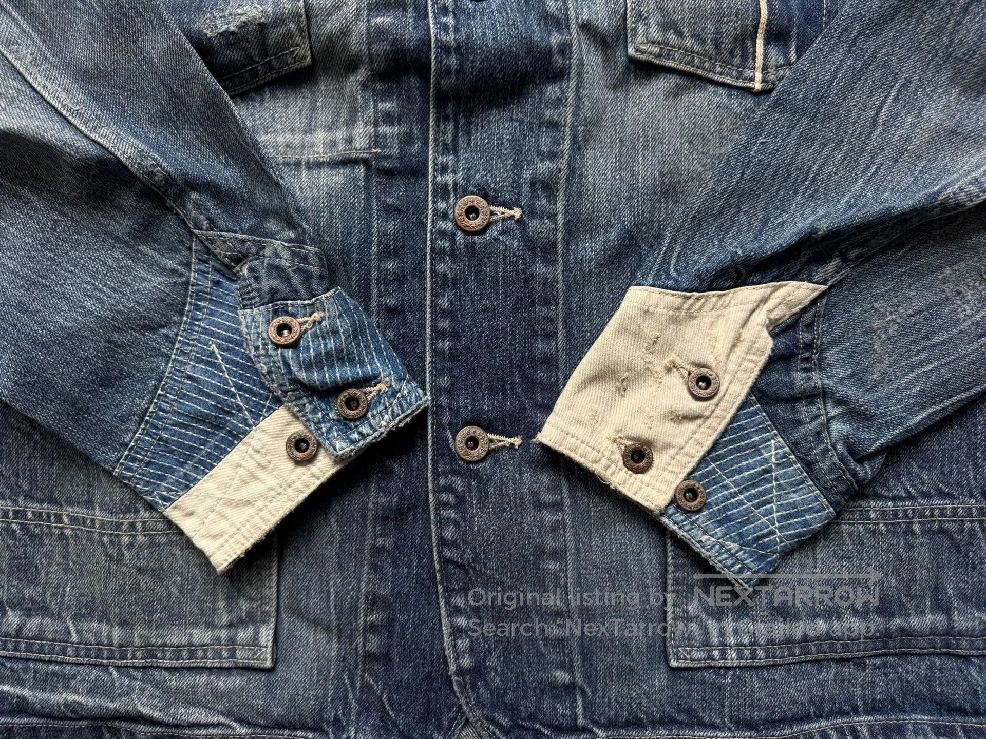 Madness MADNESS 4P Regenerated Denim Jacket. Size US M / EU 48-50 / 2 - 8 Thumbnail