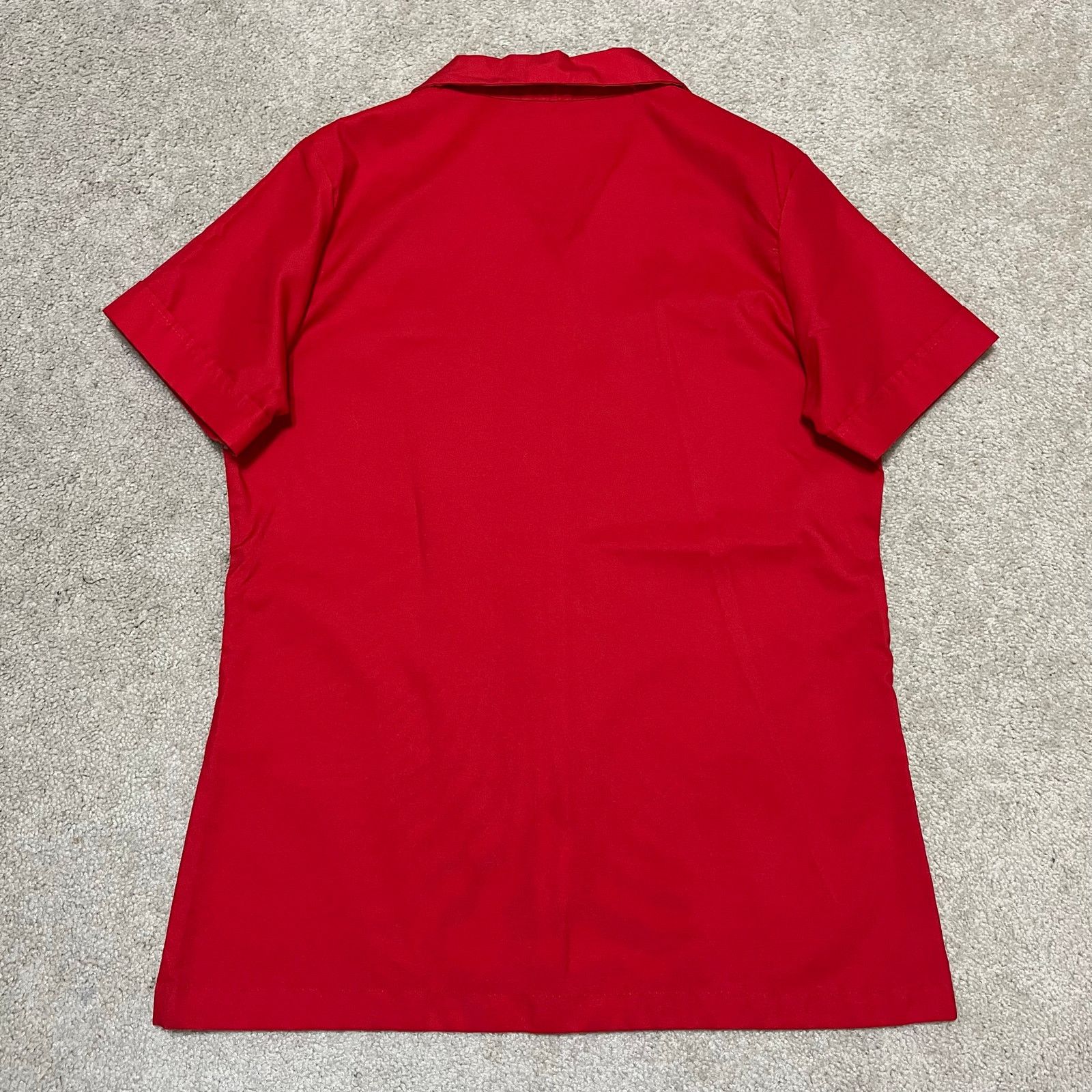 Wrangler Vintage Wrangler Preppy 80s Solid Red Polo Work Shirt Medium Size US M / EU 48-50 / 2 - 2 Thumbnail