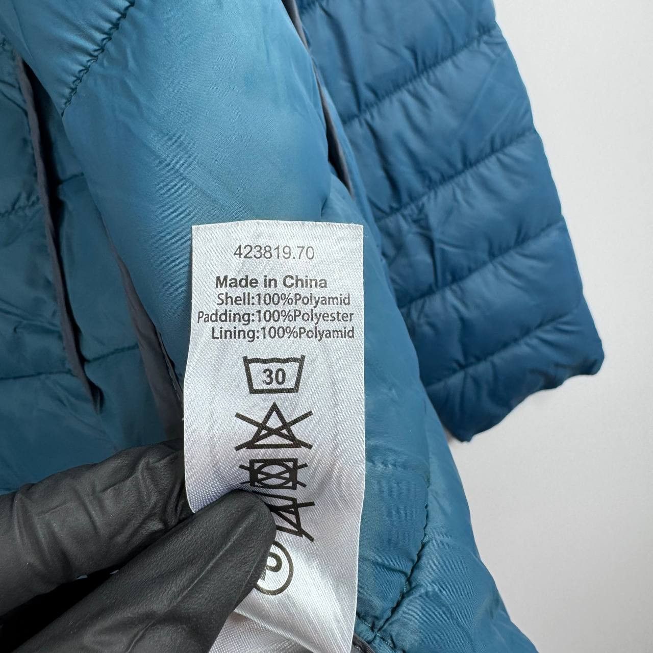 Other Chicorée Puffer Jacket Hooded Blue Lightweight Quilted L Size L / US 10 / IT 46 - 6 Thumbnail