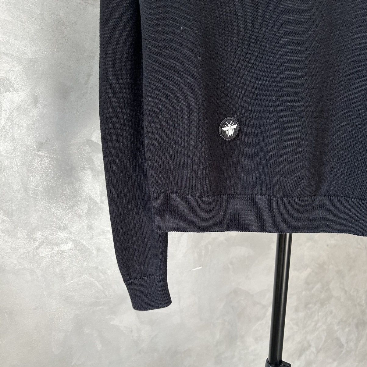 Dior Vintage Dior Uniform Bee Logo Knit Sweater Size S / US 4 / IT 40 - 5 Thumbnail