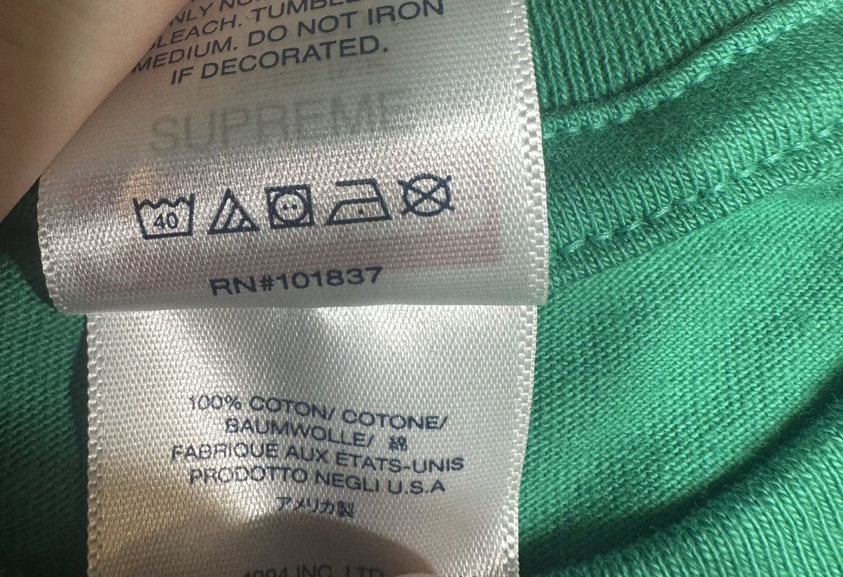 Supreme Supreme Warm Up Tee Brand New GREEN Medium Size US M / EU 48-50 / 2 - 4 Thumbnail