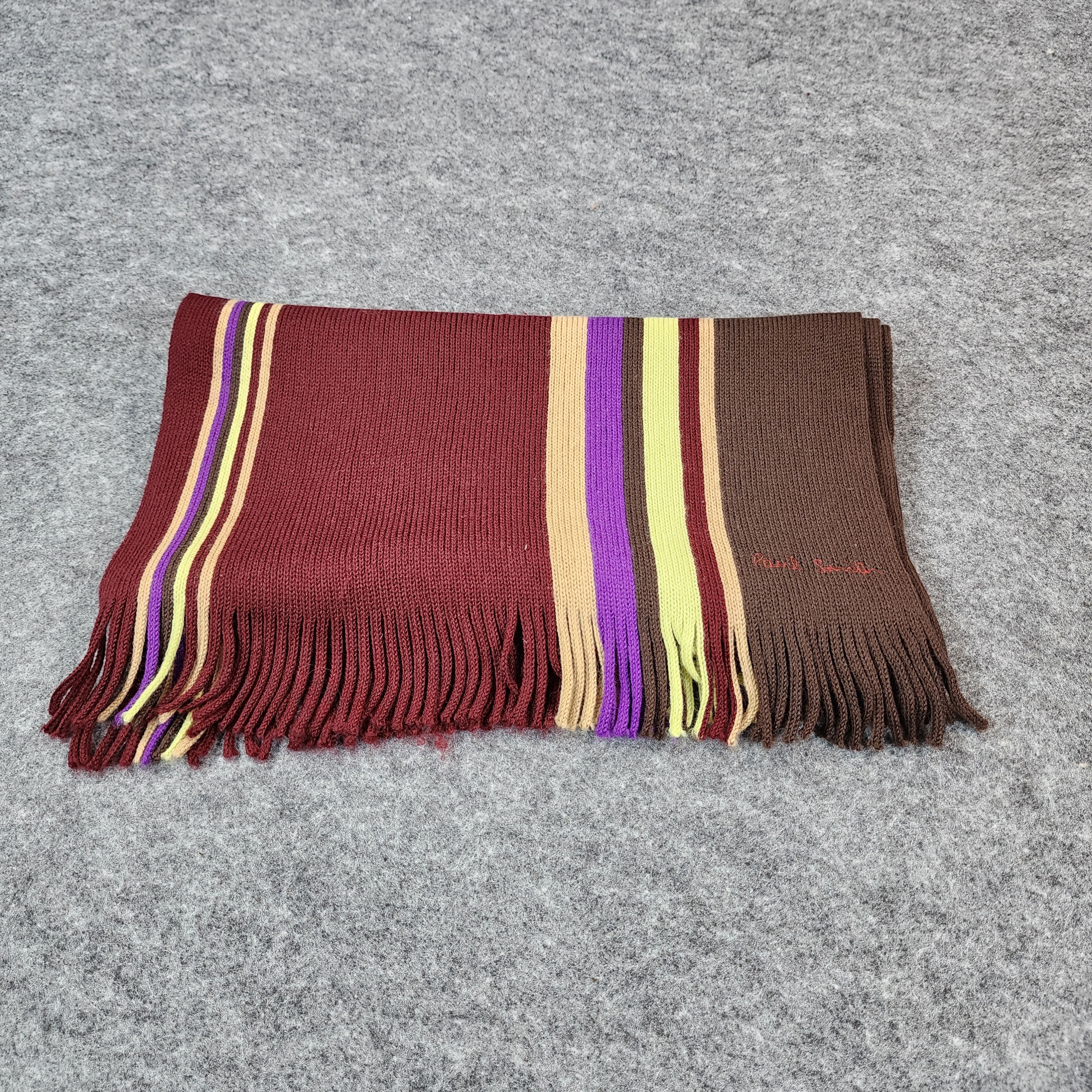 Paul Smith × Vintage Paul Smith Scarf / Muffler / Neckwear DZ047 Size ONE SIZE - 7 Thumbnail