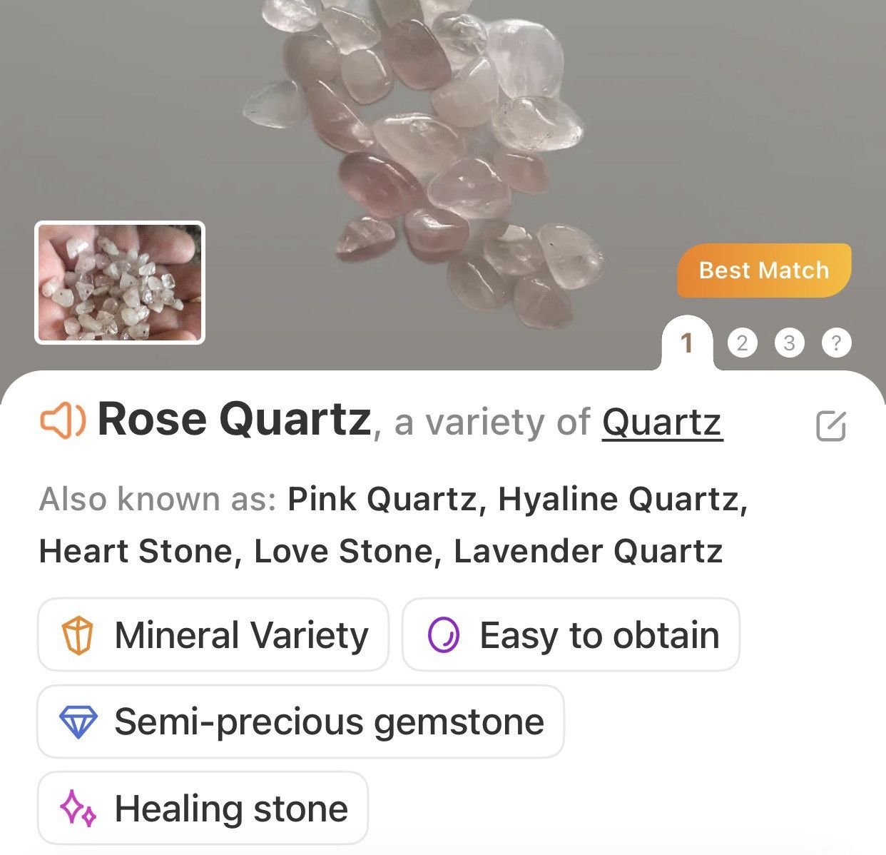 Handmade Handcrafted triple row bar stone rose quartz necklace Size ONE SIZE - 8 Thumbnail