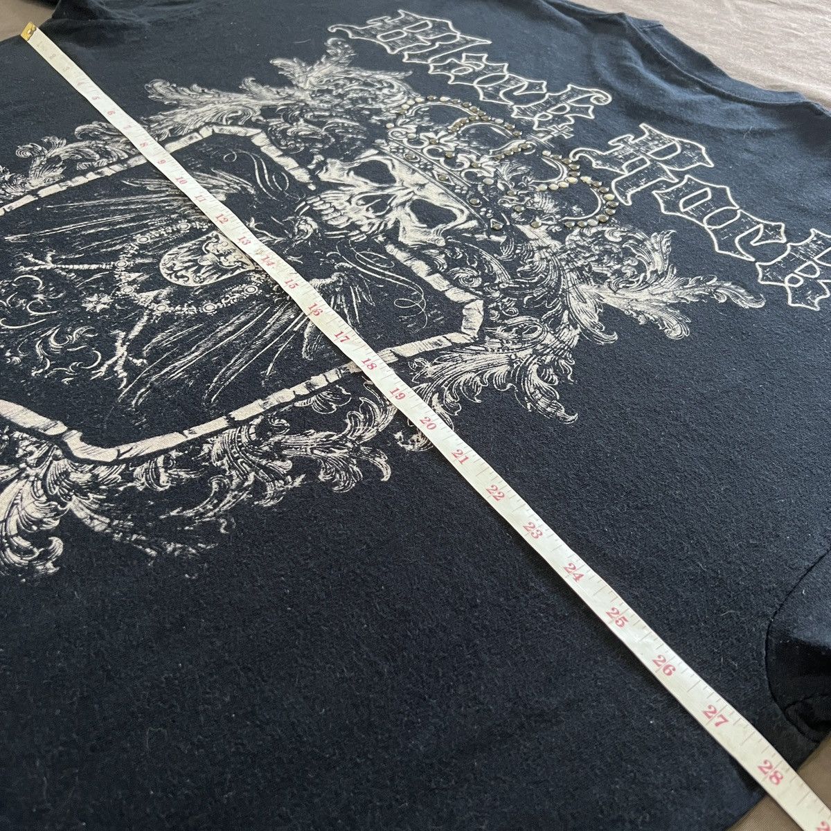 Vintage Y2K Black Rock skull Streetwear 3XL Graphic Fashion Tattoo Size US XXL / EU 58 / 5 - 8 Thumbnail