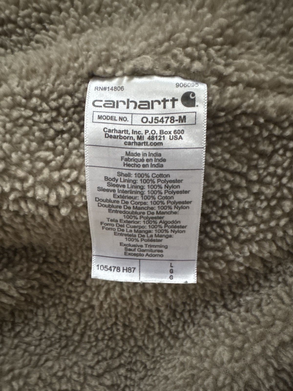 Carhartt × Vintage Carhartt relaxed fit heavy duty jacket Size US L / EU 52-54 / 3 - 9 Thumbnail