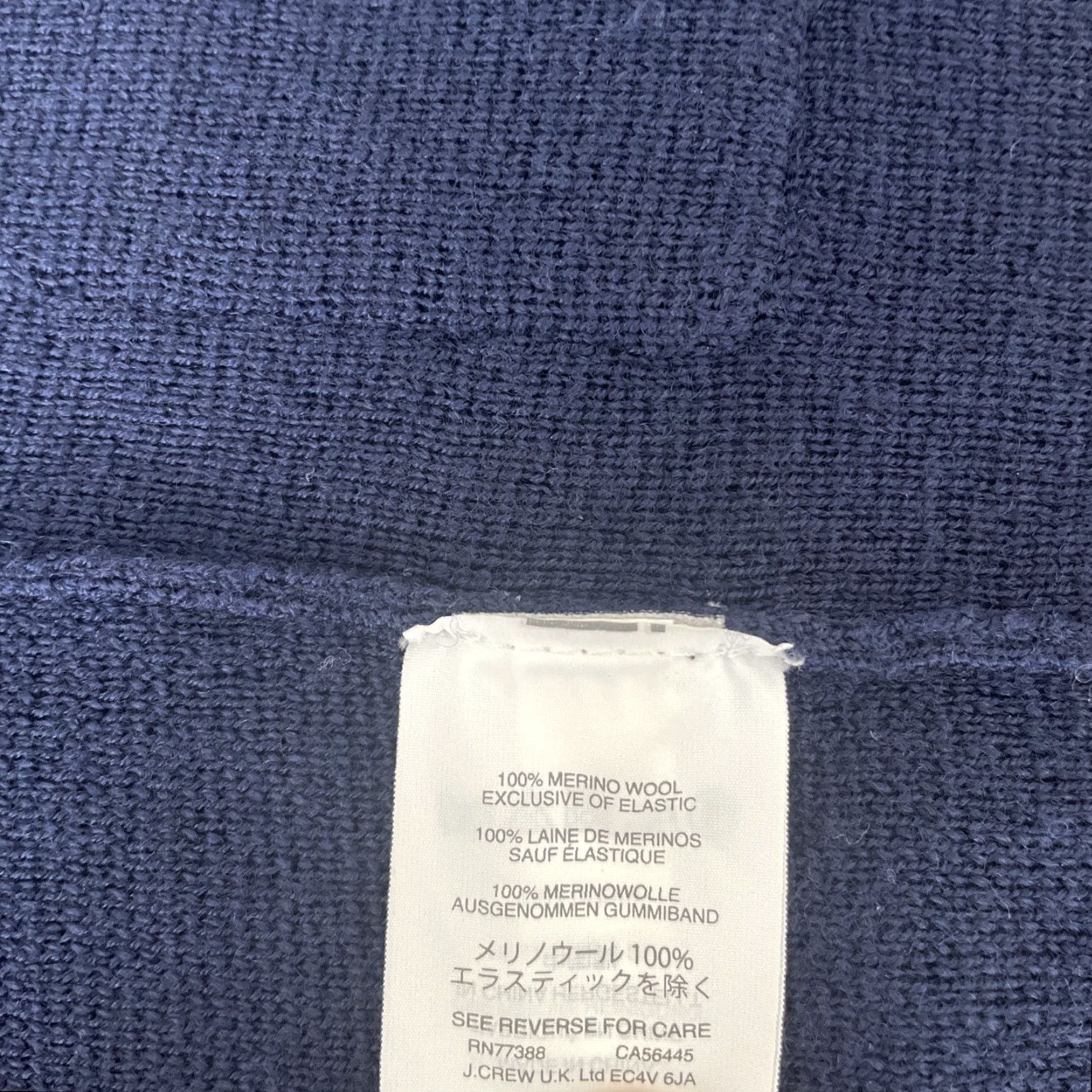 J.Crew VINTAGE J.CREW Merino Wool Knit Cardigan Womens Small Blue Long Sleeve Preppy Sweater Size S / US 4 / IT 40 - 4 Thumbnail