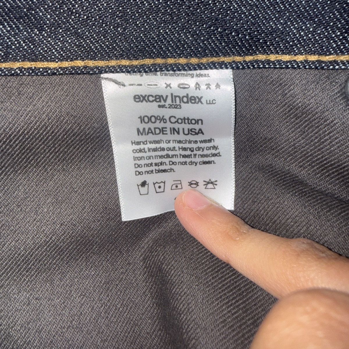 Other baggy raw selvedge denim Size US 34 / EU 50 - 4 Thumbnail