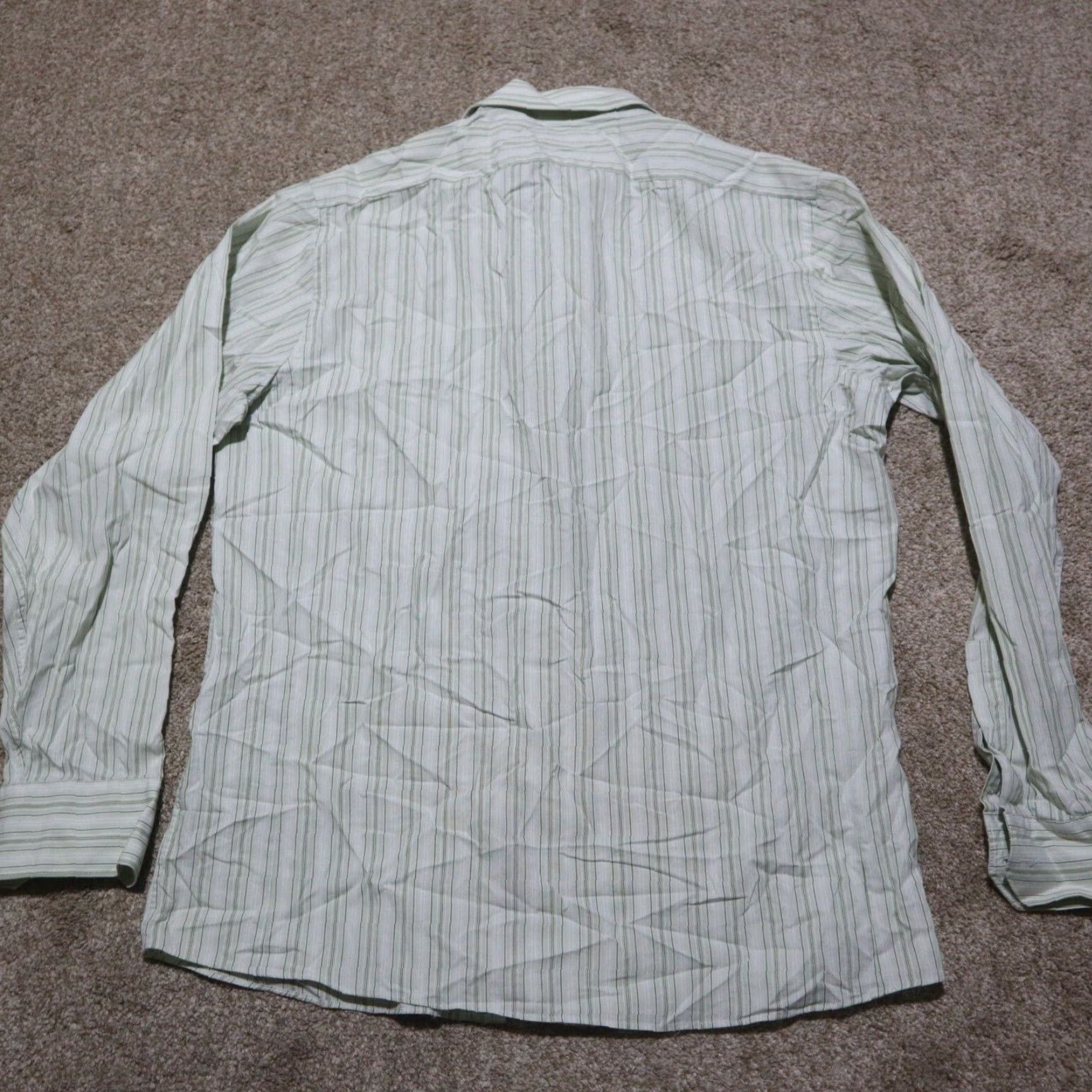 Liz Claiborne Claiborne Striped Button-Up Shirt Long Sleeve Men's Regular Size 15.5 Multicolor Casual Size US M / EU 48-50 / 2 - 8 Thumbnail