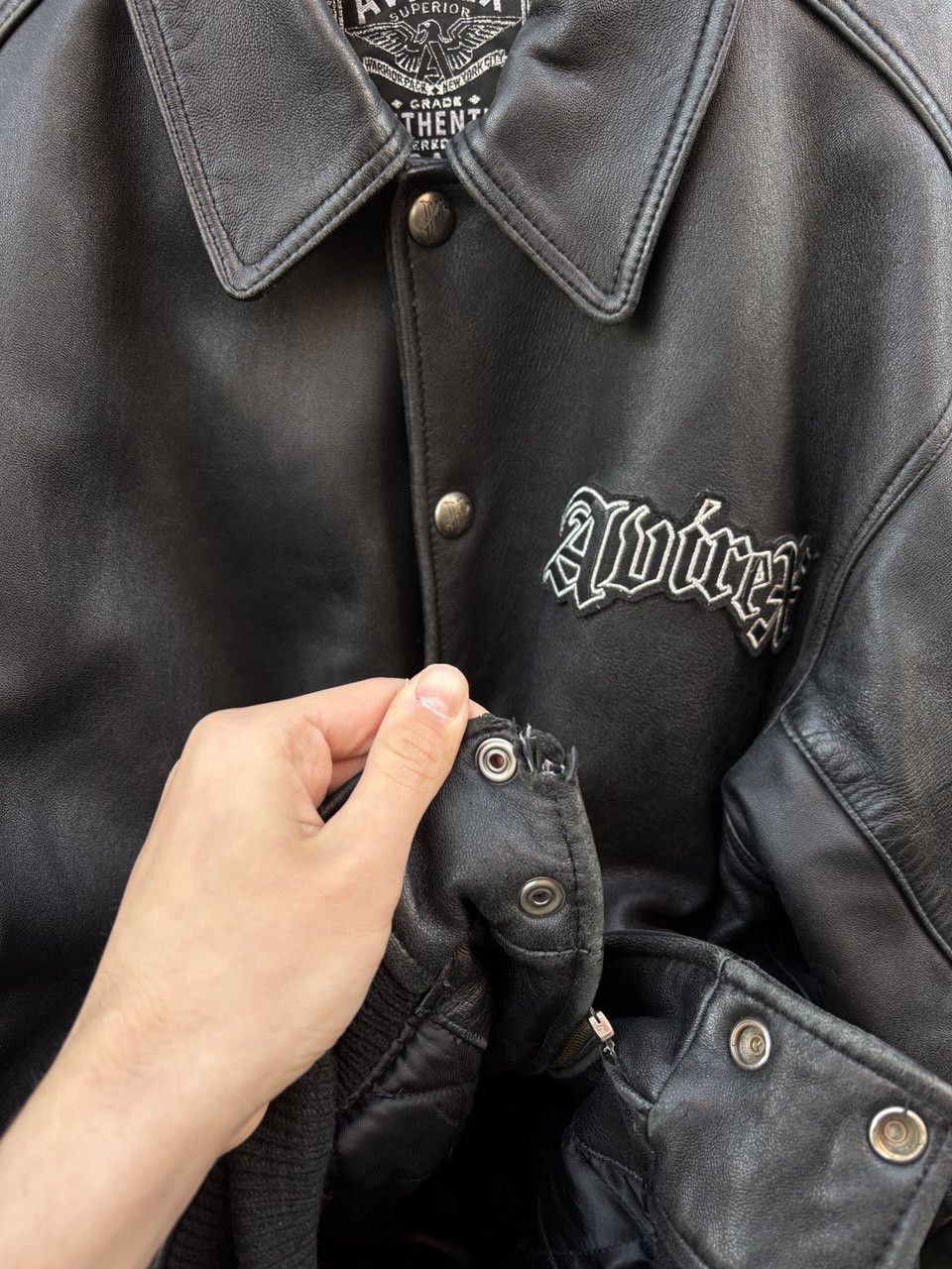Avirex Avirex Vintage Leather Jacket Size US M / EU 48-50 / 2 - 9 Thumbnail
