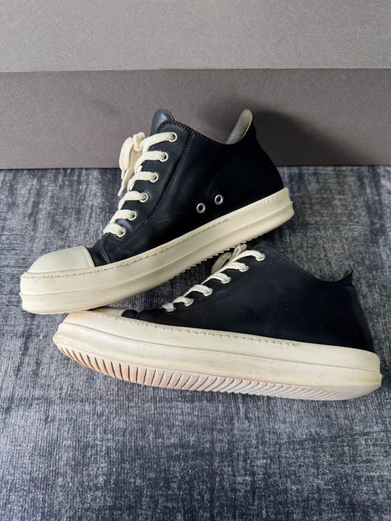 Other Rick Owens Main Line Low Top Leather Top Big Converse shoe Size US 9 / EU 42 - 3 Thumbnail