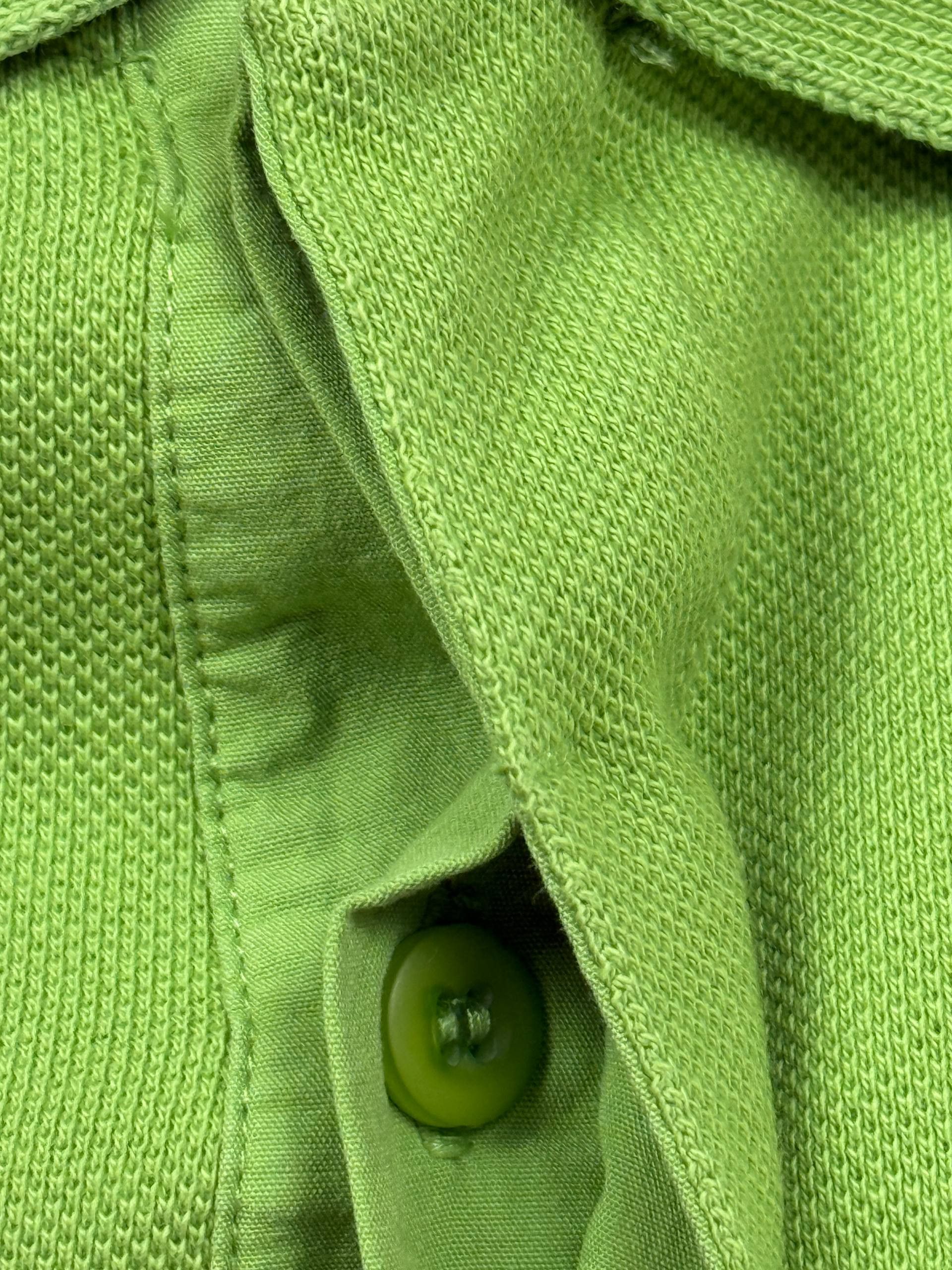 Prada Prada Vintage Black Tab Luxury polo shirt Green Size L Size L / US 10 / IT 46 - 10 Thumbnail