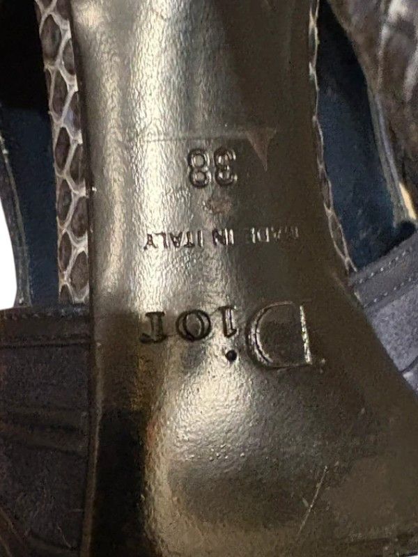 Dior Dior John Galliano Snakeskin Pleated Leather Booties c.2008 Size US 8 / IT 38 - 3 Thumbnail