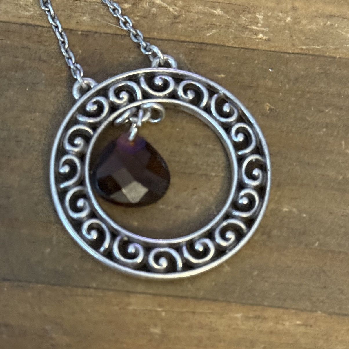 Brighton Brighton silver tone crystal ball pendant necklace Size ONE SIZE - 4 Thumbnail