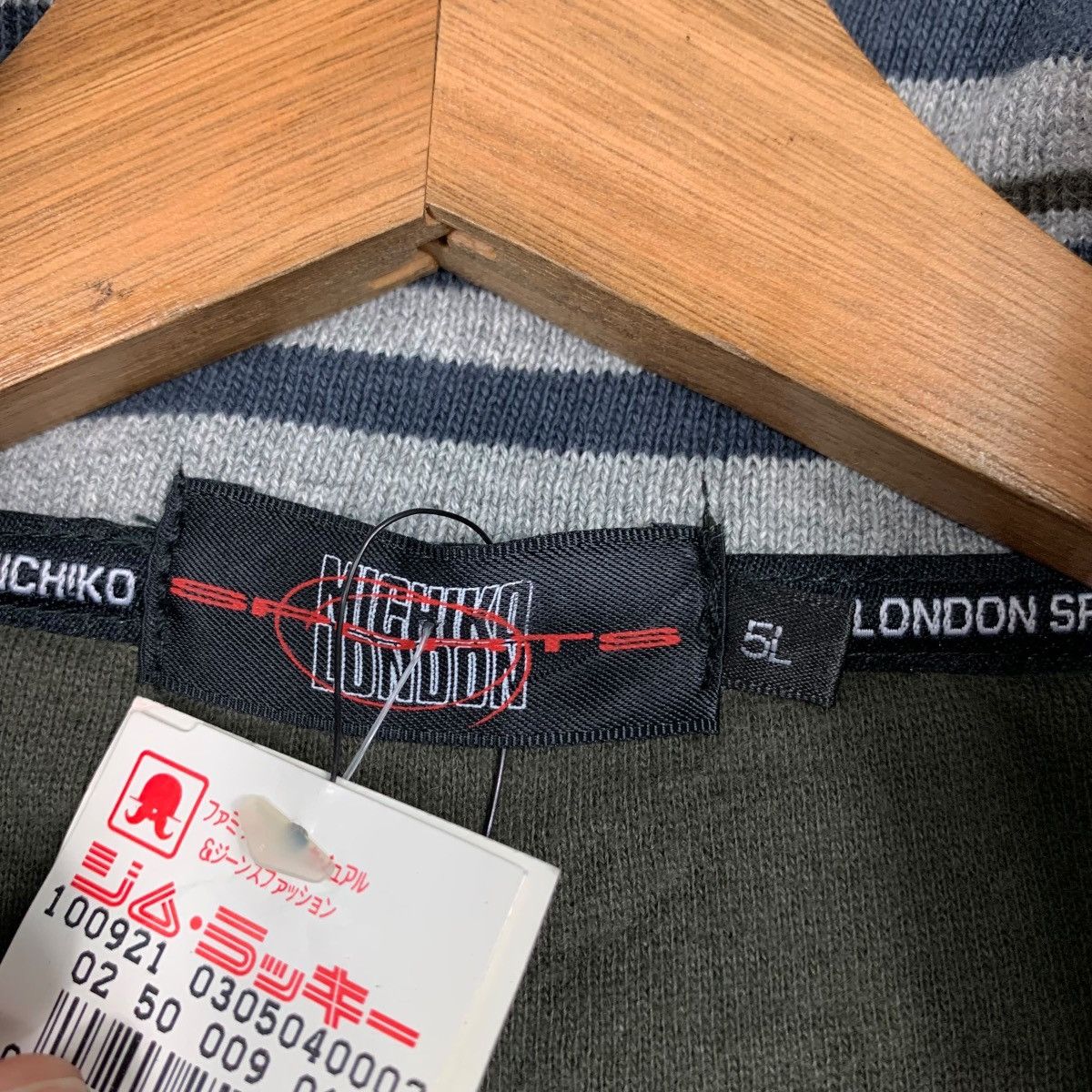 Japanese Brand MICHIKO LONDON Half Zip Turtleneck Sweatshirt 5L #1606-C72 Size US XXL / EU 58 / 5 - 14 Thumbnail