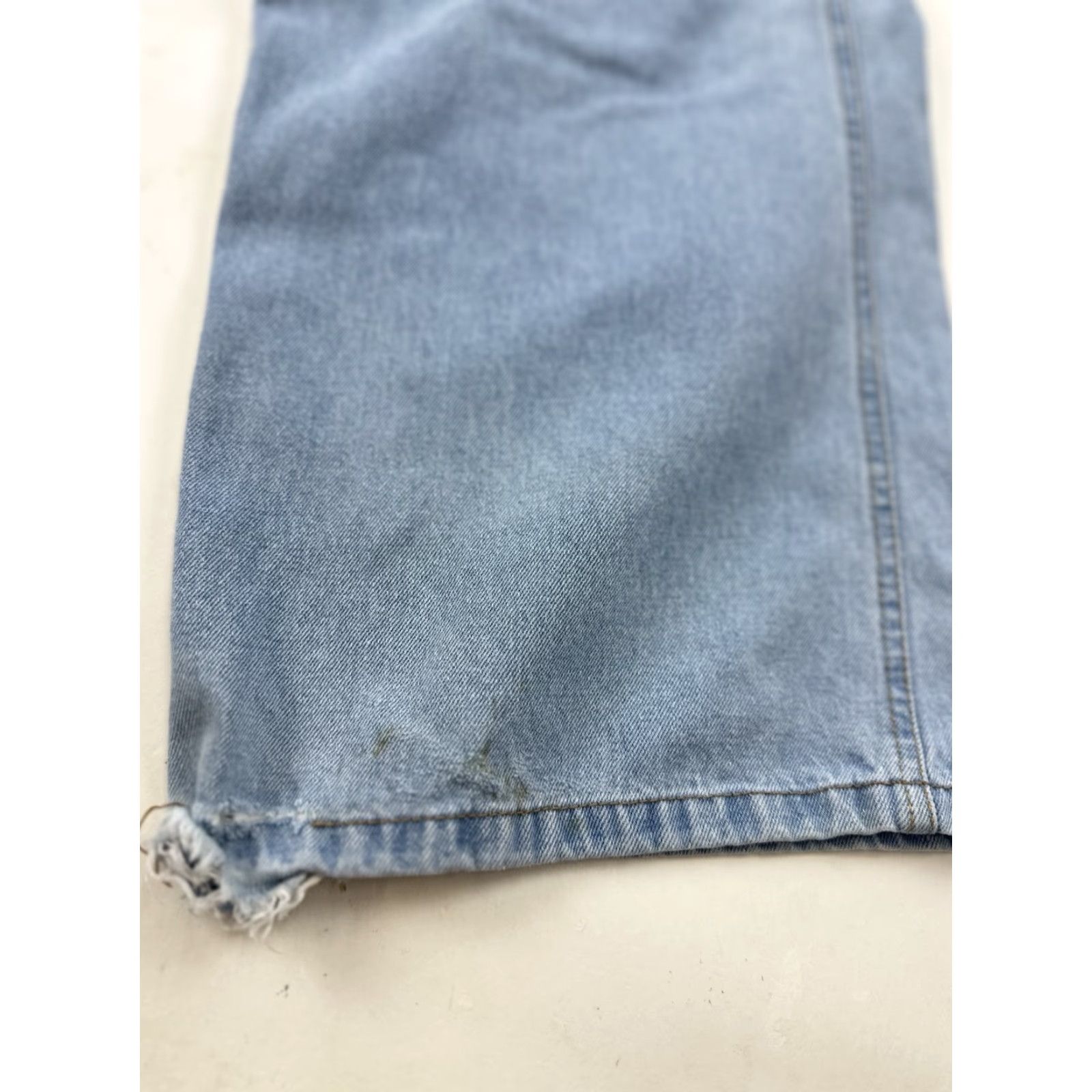 Rsq RSQ Jeans Women’s Jeans 90s Distressed Wide Leg Baggy Cargo Blue 27 Inseam 31 Denim Cotton Button Closure Size 27" / US 4 / IT 40 - 7 Thumbnail