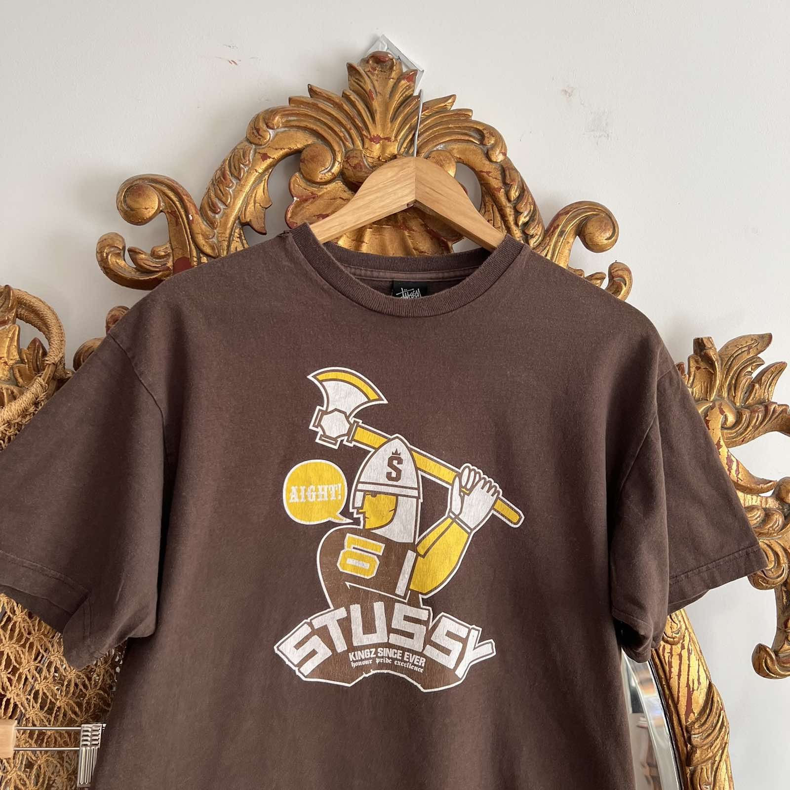 Stussy × Vintage RARE VINTAGE STUSSY T SHIRT TEE 90s SZ L Size US L / EU 52-54 / 3 - 2 Thumbnail