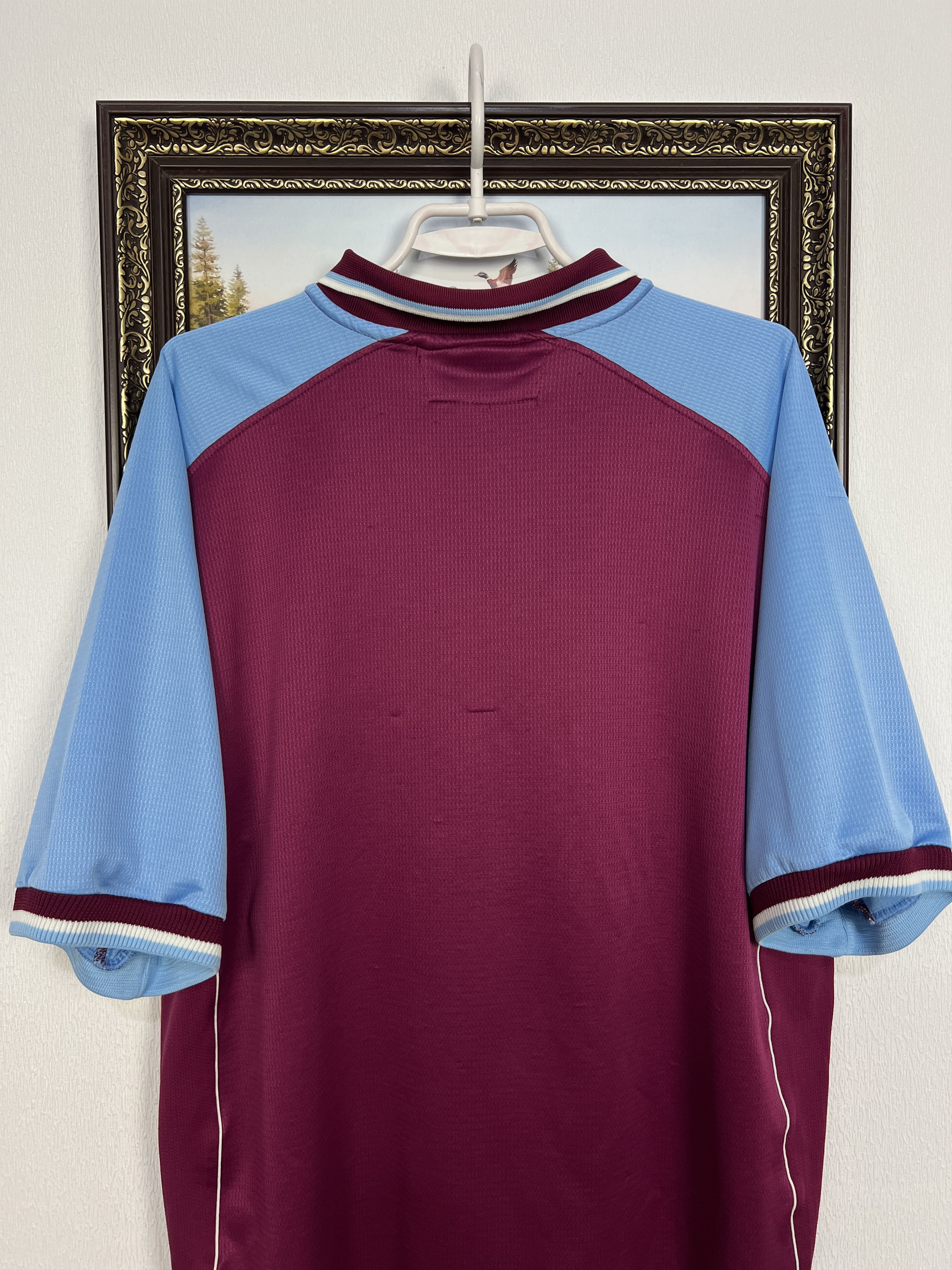 Diadora Aston Villa Home football shirt 2000 Soccer Diadora Jersey Size US XXL / EU 58 / 5 - 10 Thumbnail