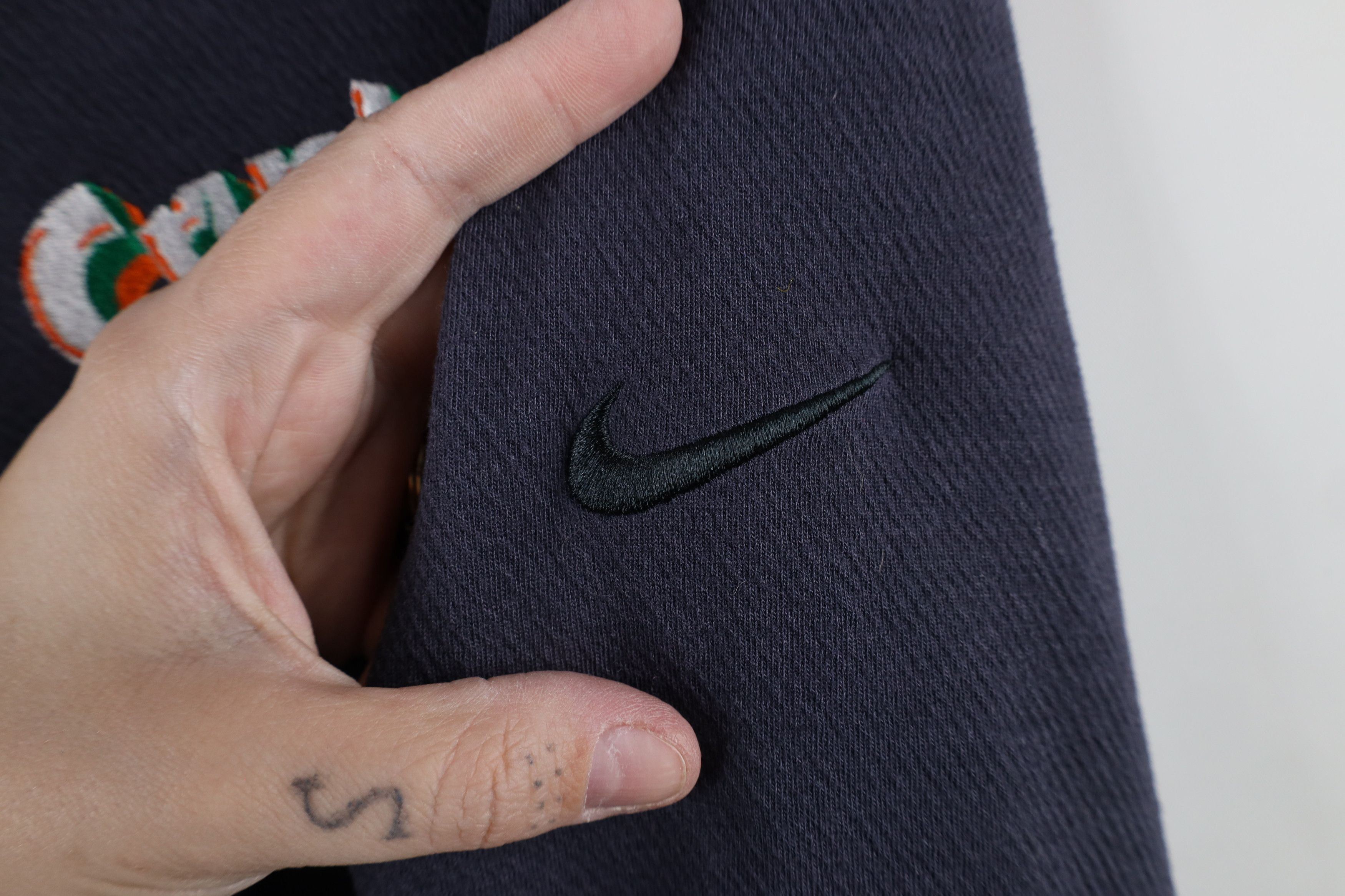 Nike × Vintage Nike Out Orange Crush Soda Pop Half Zip Pullover Top Blue Size US L / EU 52-54 / 3 - 4 Thumbnail