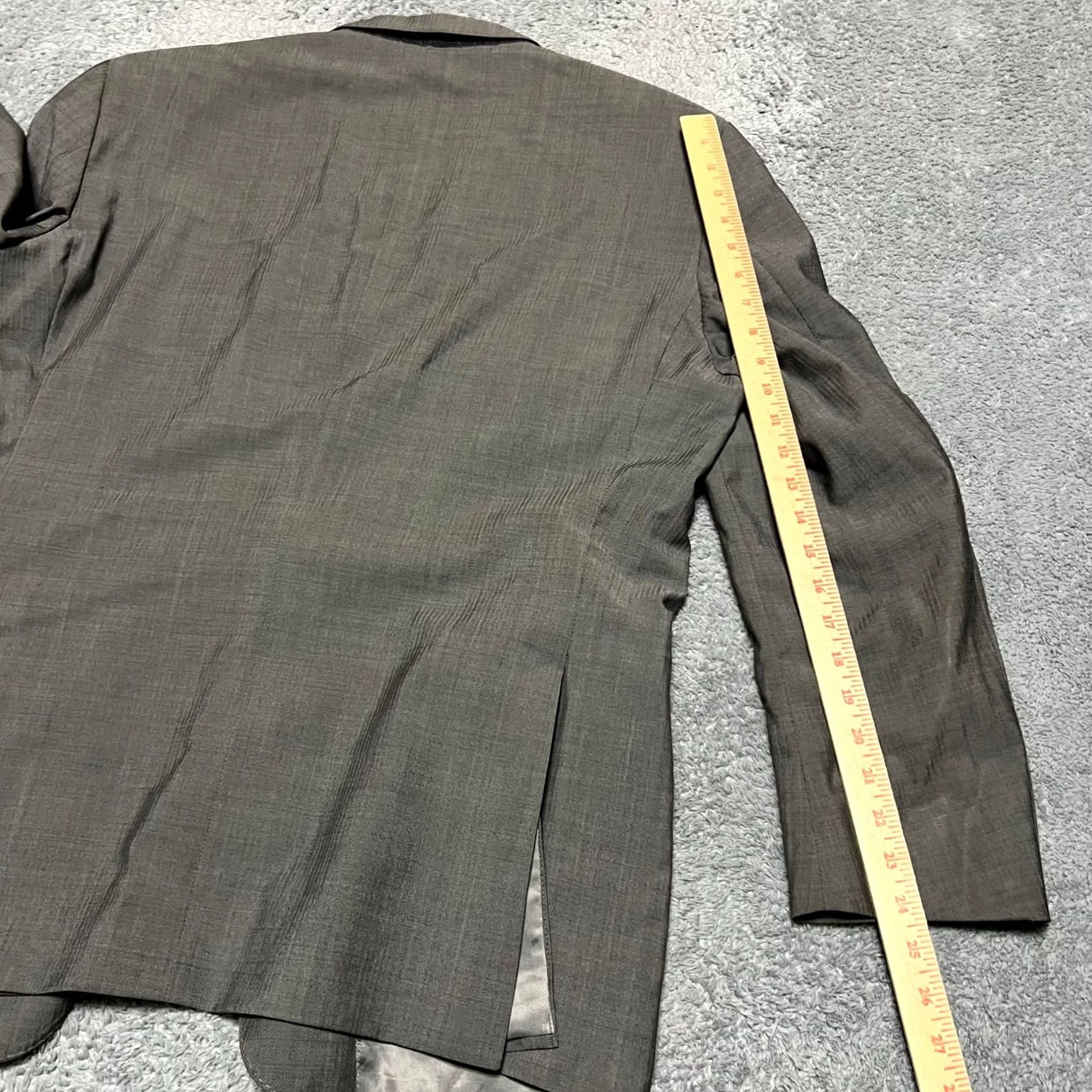 Peter Millar VINTAGE Peter Millar Blazer Men 46R Gray Wool Sport Jacket Coat Size 46R - 6 Thumbnail