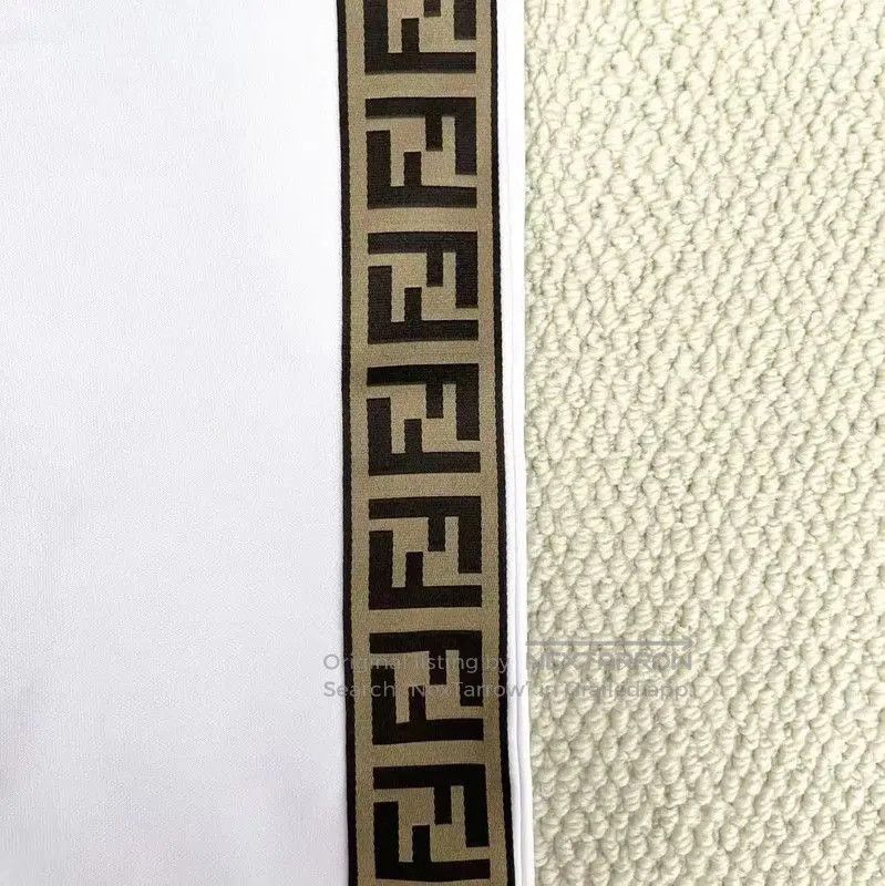 Other Fendi White Cotton F Logo Casual Pants . Size 30" / US 8 / IT 44 - 4 Thumbnail