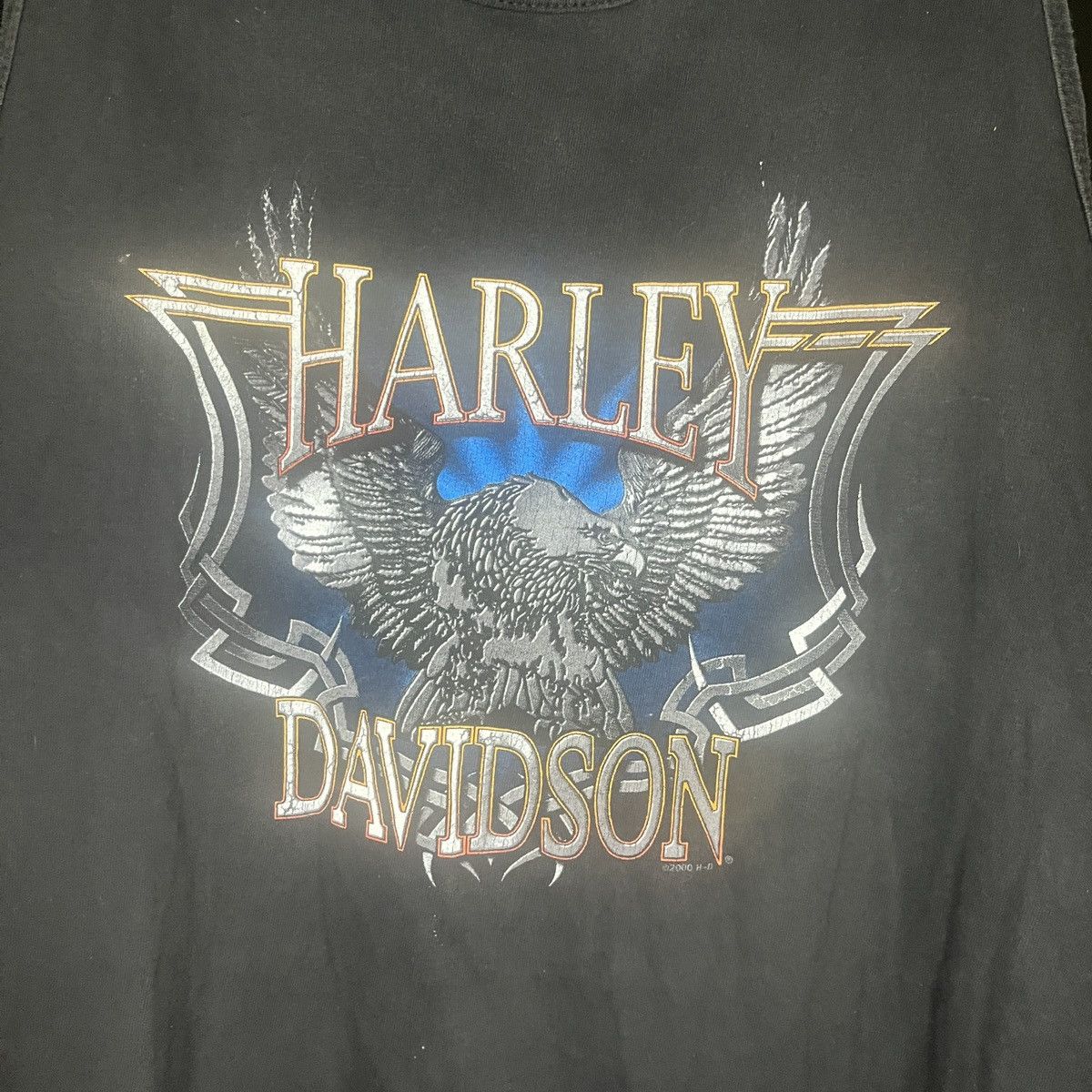 Harley Davidson Vintage 2000 Graphic Tank Top size large Eagle Flames Size US L / EU 52-54 / 3 - 2 Thumbnail