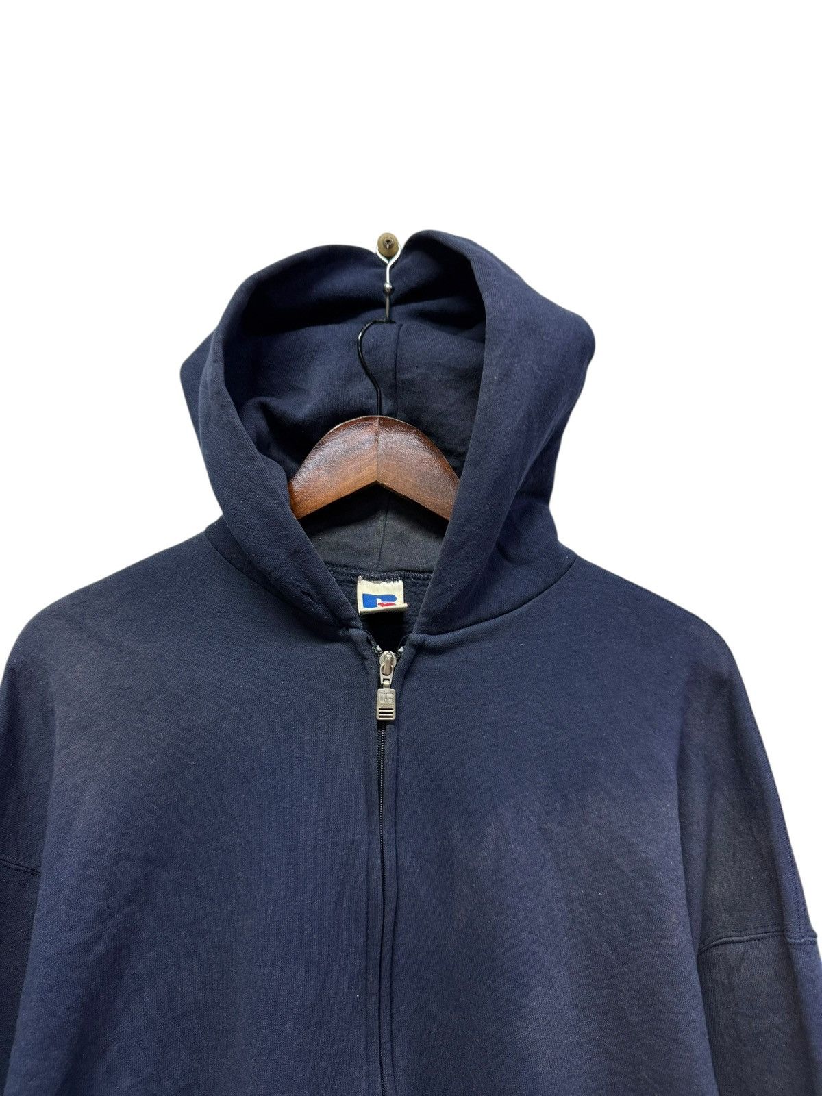 Russell Athletic Vintage Russell Atletic Zipper Hoodie Distressed Size US XL / EU 56 / 4 - 2 Thumbnail