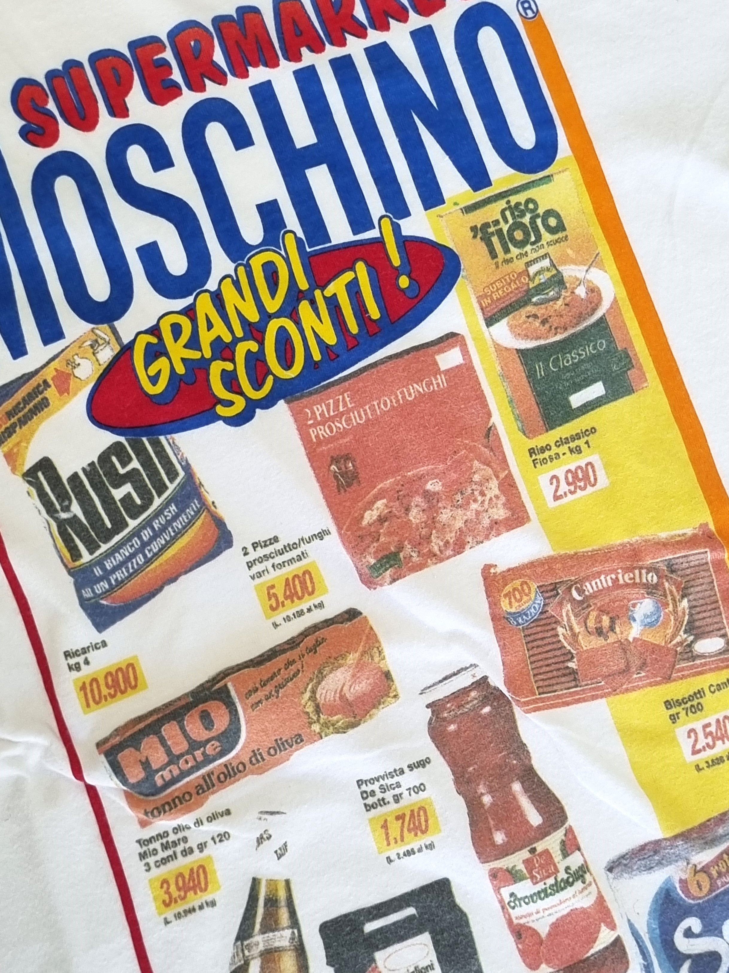 Moschino AUTH MOSCHINO VINTAGE Y2K 90S RETRO TEE SHIRT SUPERMARKET Size M / US 6-8 / IT 42-44 - 5 Thumbnail