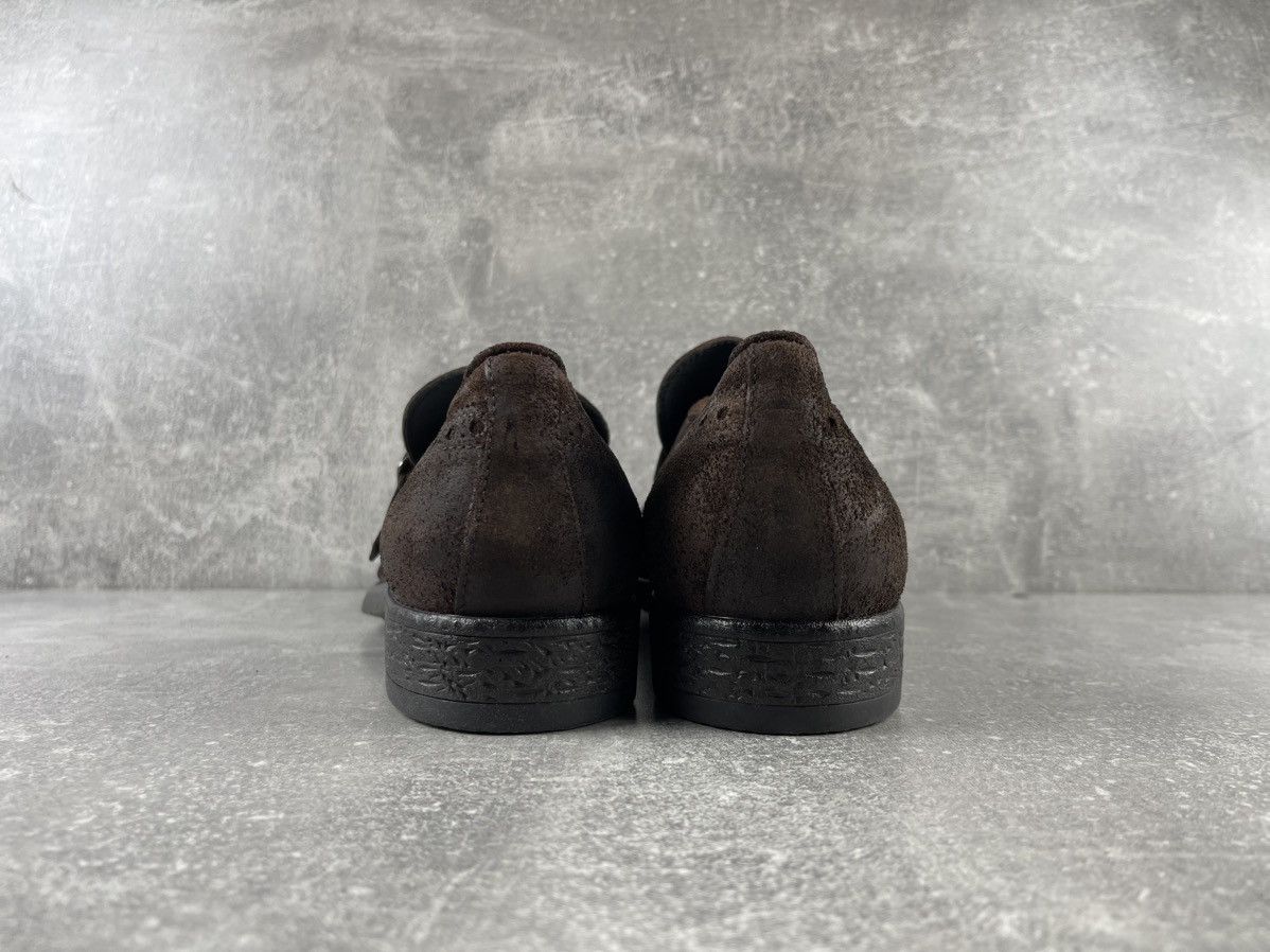 MoMA MOMA Pantofola Uomo Saturnia Brown Suede Monk Strap Loafers Size US 7 / EU 40 - 6 Thumbnail