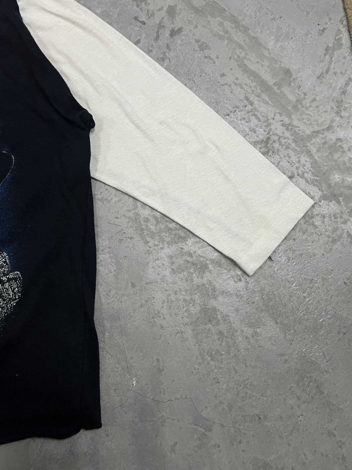 Vintage 80s David Bowie Raglan Shirt 50/50 Size US M / EU 48-50 / 2 - 2 Thumbnail