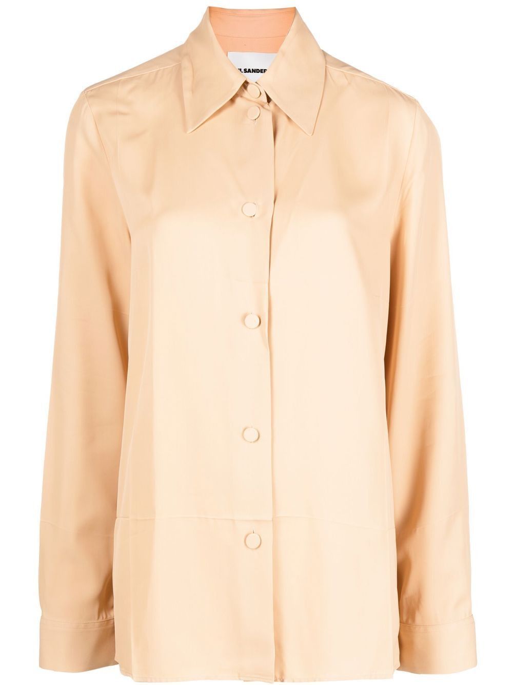 Jil Sander o1loc1c0426 Relaxed Fitting Shirt in Light Brown Size S / US 4 / IT 40 - 1 Thumbnail