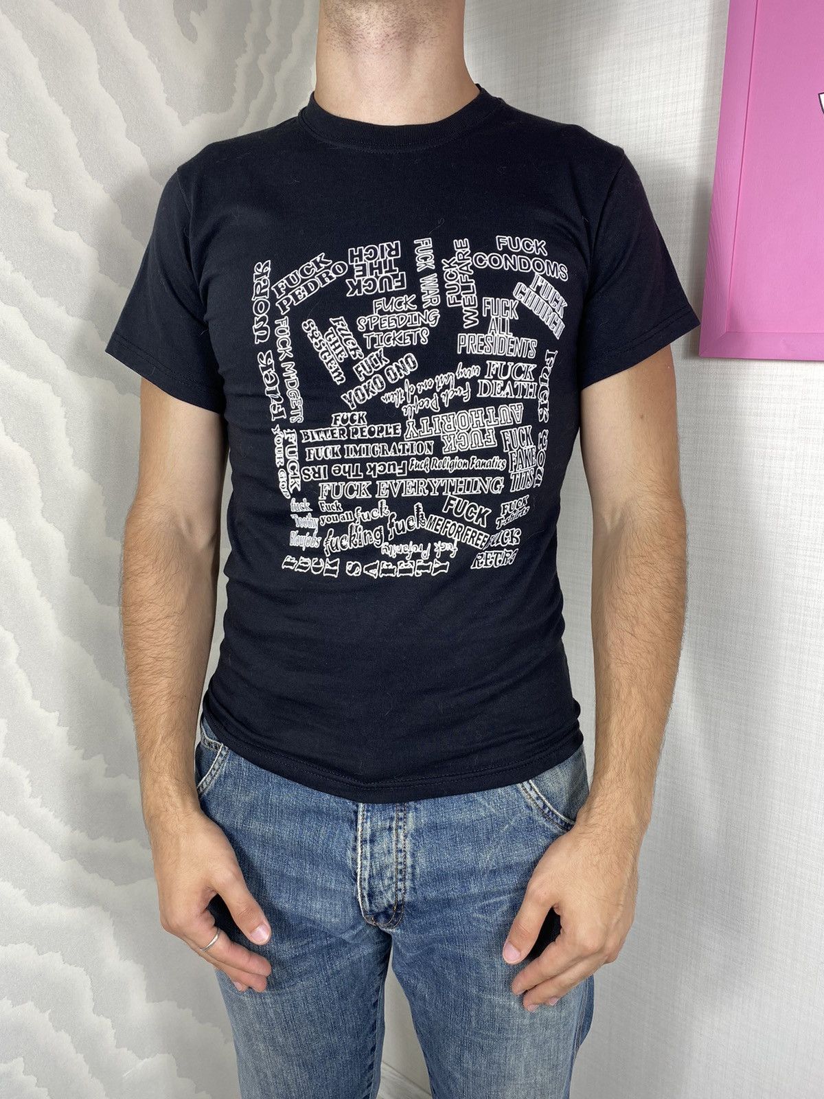 Sex Skateboards × Vintage Fuck Everything Printed Tee Size US S / EU 44-46 / 1 - 9 Thumbnail