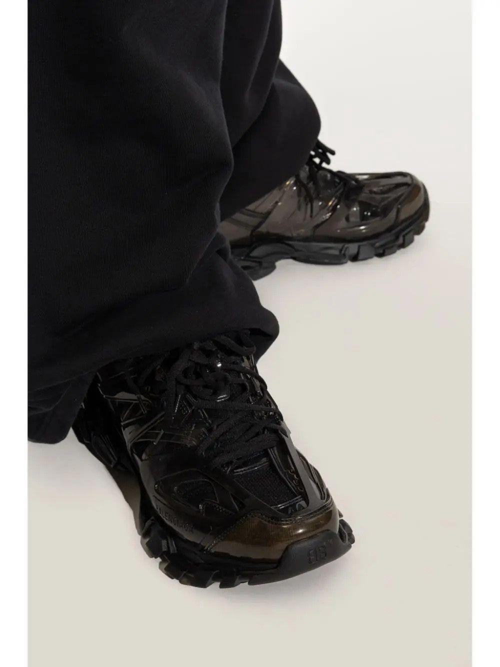 Balenciaga o1tr1nto1125 Track Jelly Sneakers in Black Size US 6 / EU 39 - 2 Thumbnail
