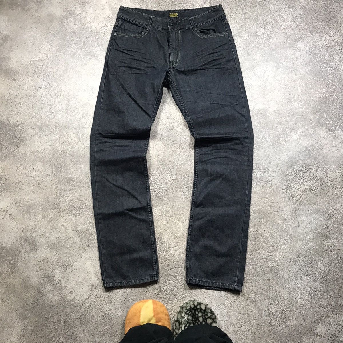 Vintage Vintage 90s G-Star Distressed Baggy Jeans Grunge Skate 33 Size US 33 - 2 Thumbnail