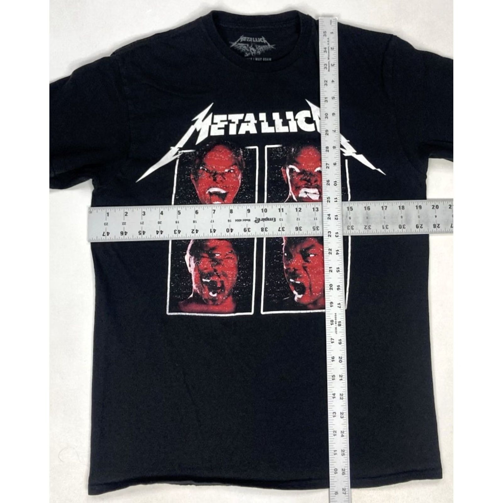 Vintage VINTAGE Metallica Worldwiredtour Graphic T-shirt Men Medium Black Music World Wired Tour Size US M / EU 48-50 / 2 - 6 Thumbnail