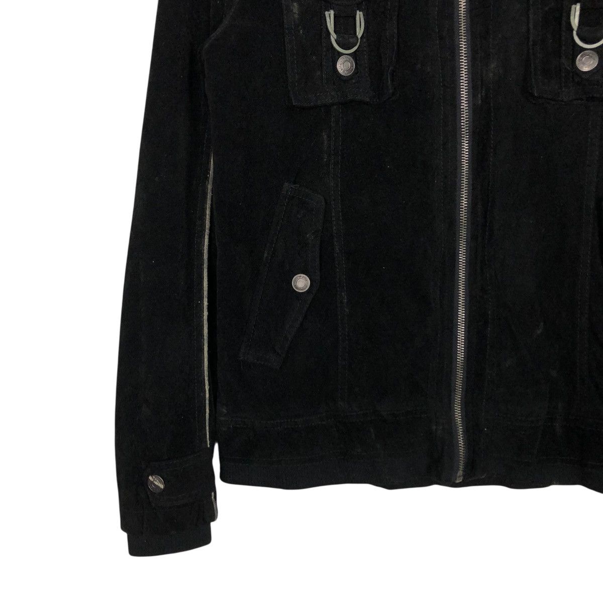 In The Attic 🔥RICH BLACK PUNK DESIGN BIKER JACKET BUTTON IN THE ATTIC Size US M / EU 48-50 / 2 - 6 Thumbnail