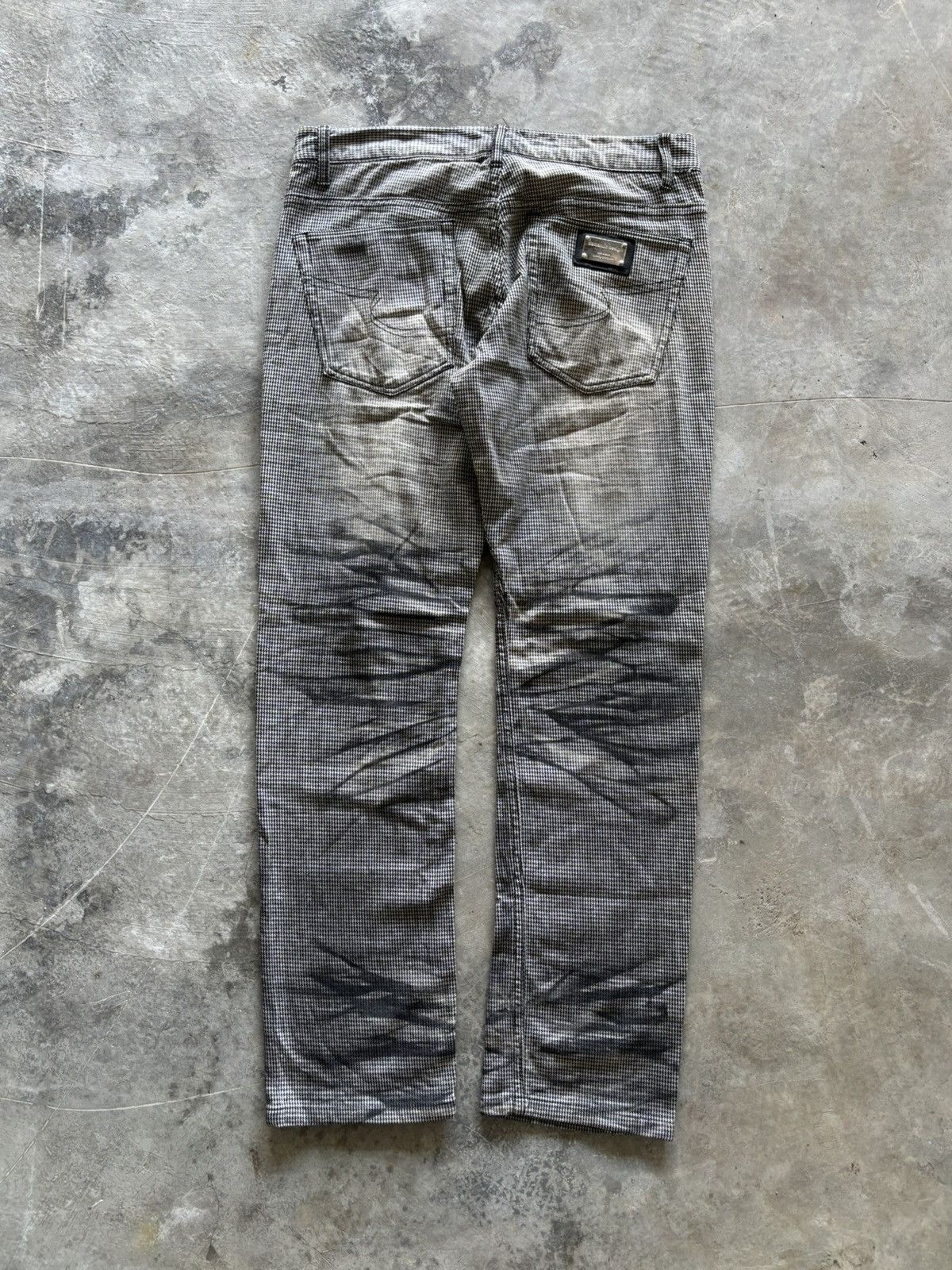 20471120 × Hysteric Glamour × semanticdesign SEMANTIC DESIGN WAXED WHISKERED PUNK STUDDED SKULL GOTHIC Size US 33 - 17 Thumbnail
