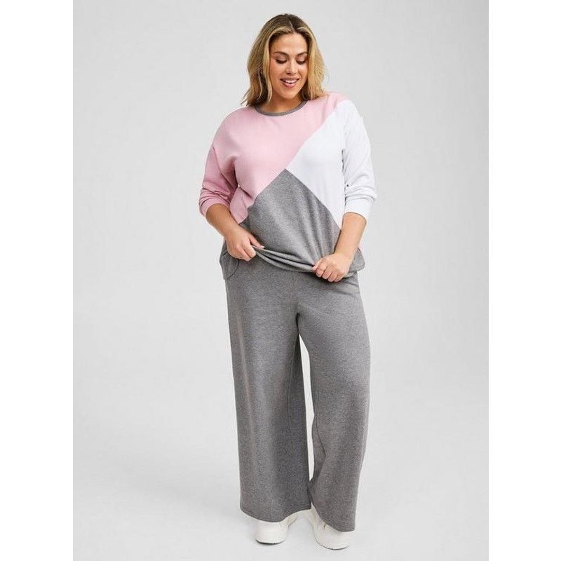 Other NWT TORRID Fleece Crew Neck Drop Shoulder Sweatshirt 1XL Size XXL / US 16-18 / IT 52-54 - 2 Thumbnail