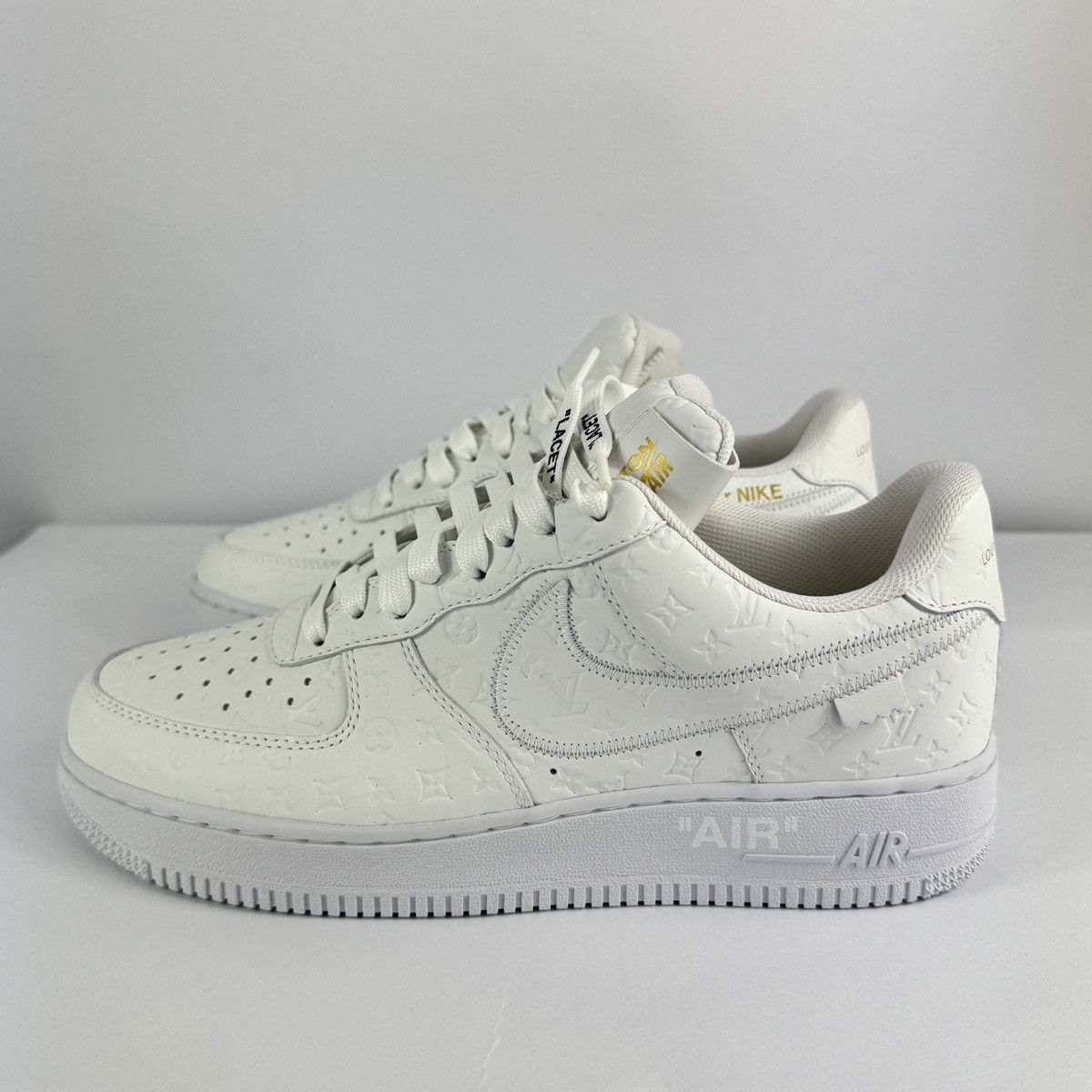 Louis Vuitton VIRGIL ABLOH LOUIS VUITTON X AIR FORCE 1 SNEAKERS Size US 8.5 / EU 41-42 - 3 Thumbnail