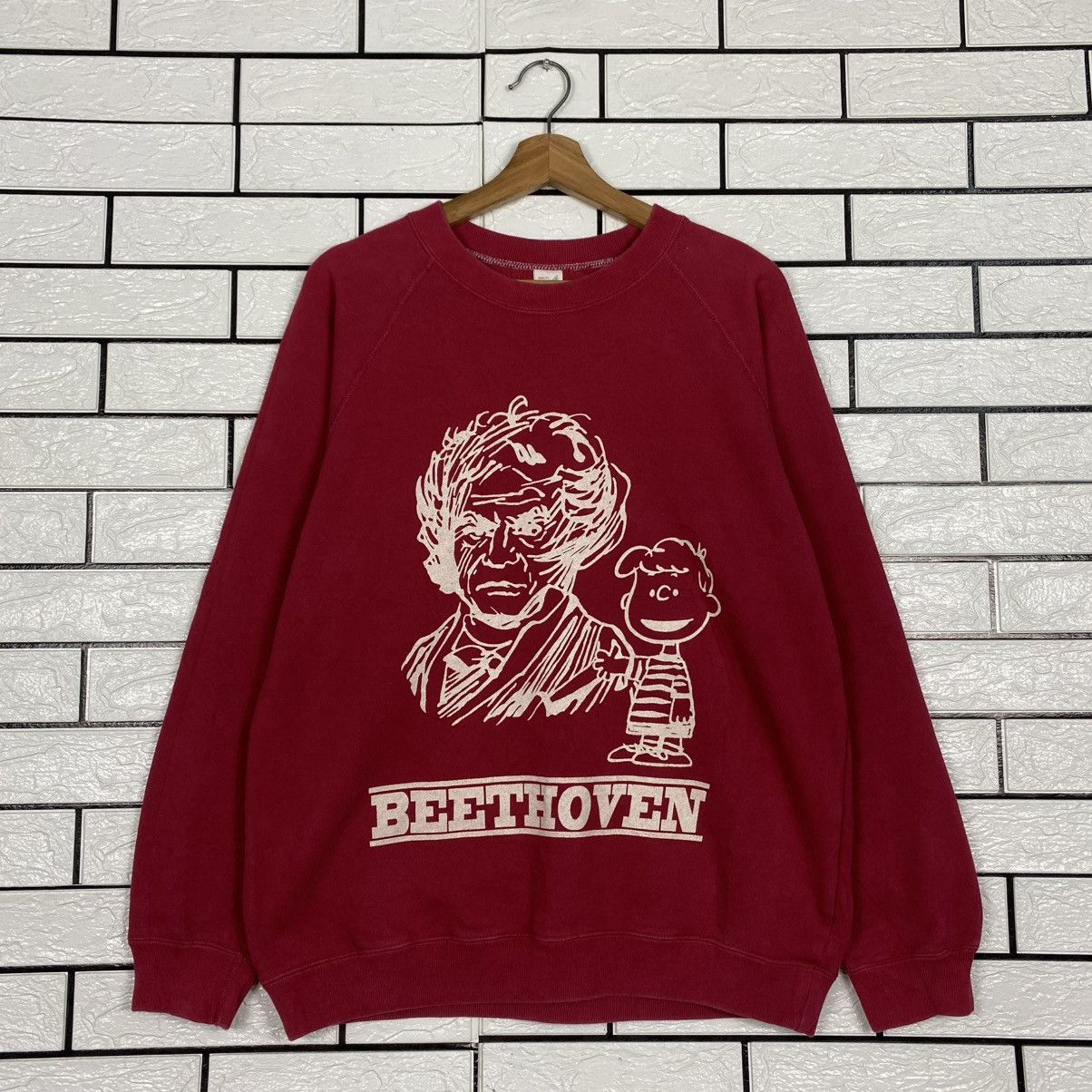 Vintage 🔥VINTAGE SWEATSHIRT BEETHOVEN CARTOON BIG LOGO Size US M / EU 48-50 / 2 - 1 Thumbnail
