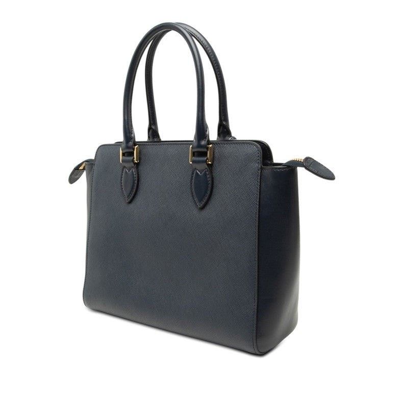 Prada Prada Saffiano Leather Handbag Navy Size ONE SIZE - 5 Thumbnail