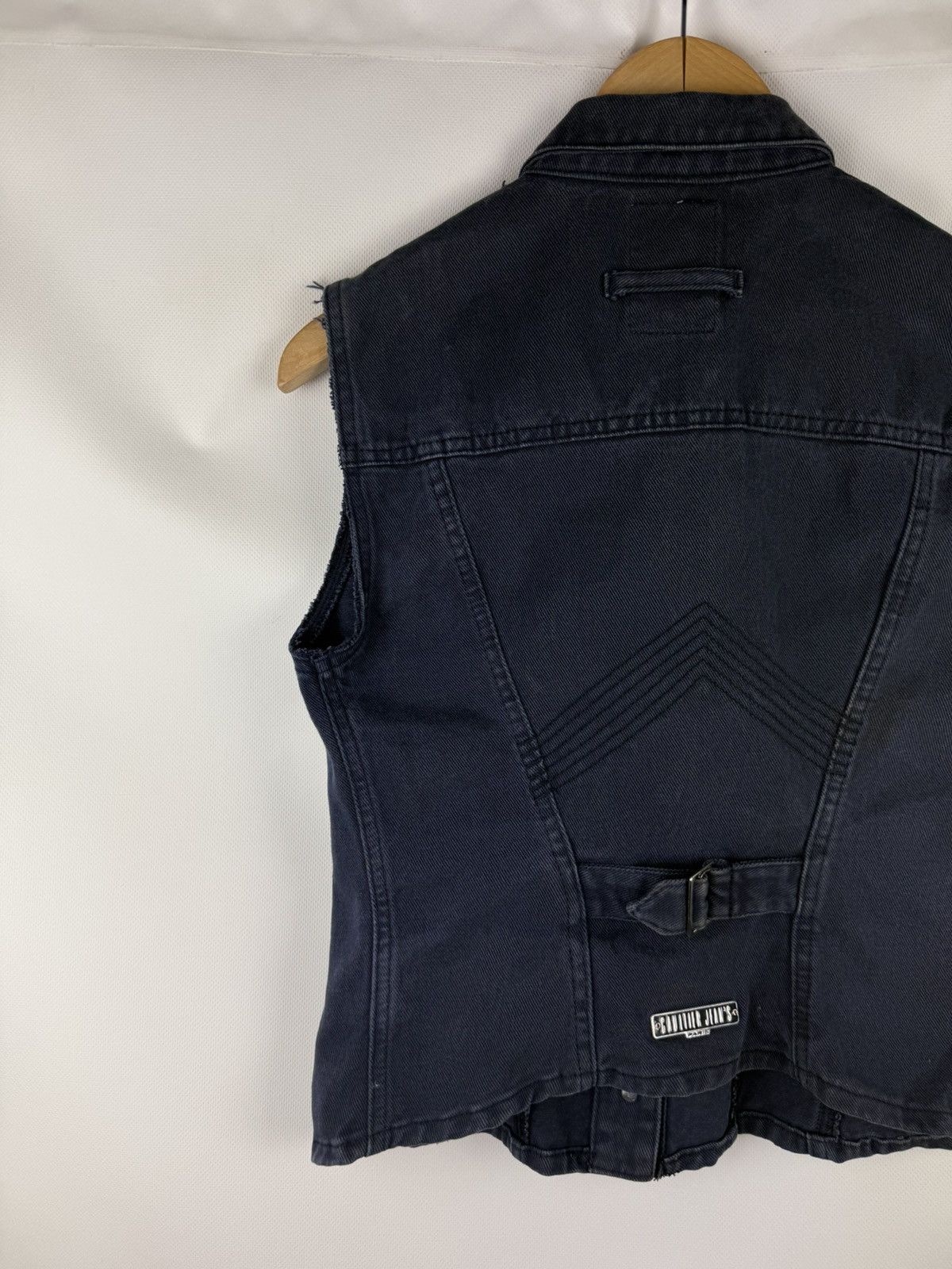 Jean Paul Gaultier JPG Jean Paul Gaultier 22 Drill Vintage 90s Vest Waistcoat Size M / US 6-8 / IT 42-44 - 13 Thumbnail