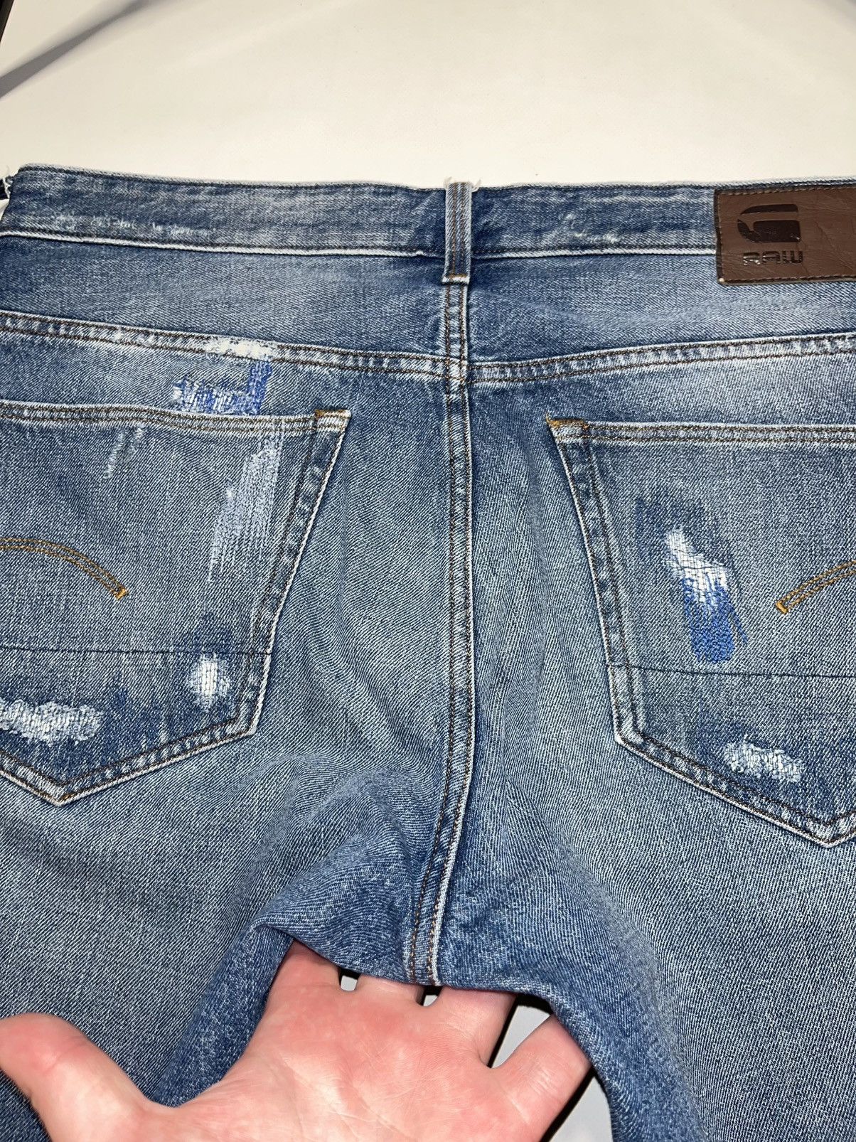 G-Star G star RAW distressed patchwork denim shorts Y2K military Size US 36 / EU 52 - 10 Thumbnail