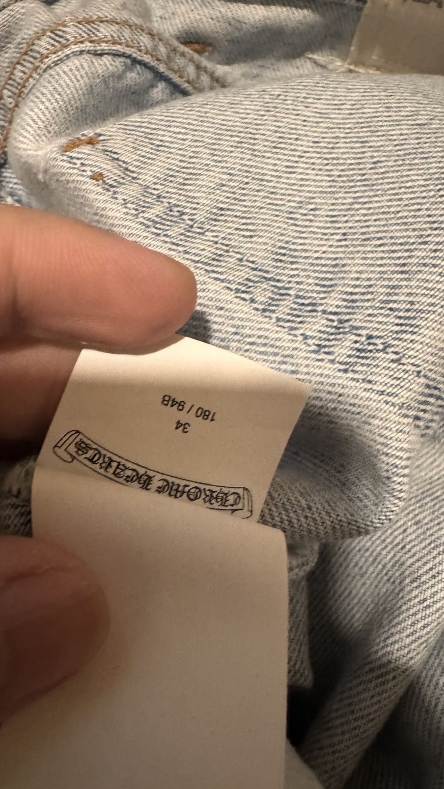 Chrome Hearts × Gallery Dept. Chrome hearts x Gallery dept 1 of 1 custom denim flare sz 34 Size US 34 / EU 50 - 20 Thumbnail
